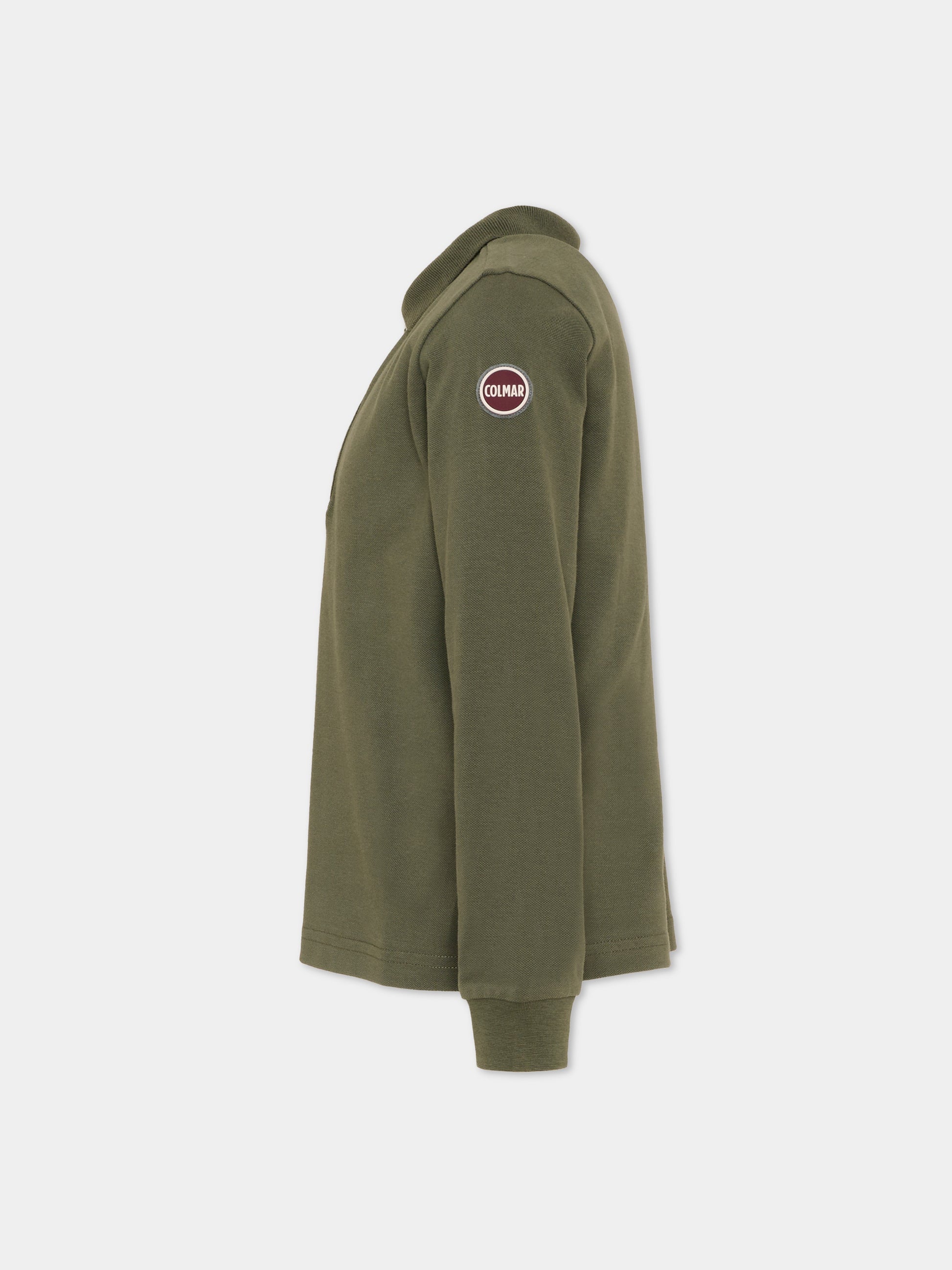 Polo verde per bambino con logo,Colmar Originals Kids,3588R 4SH 498