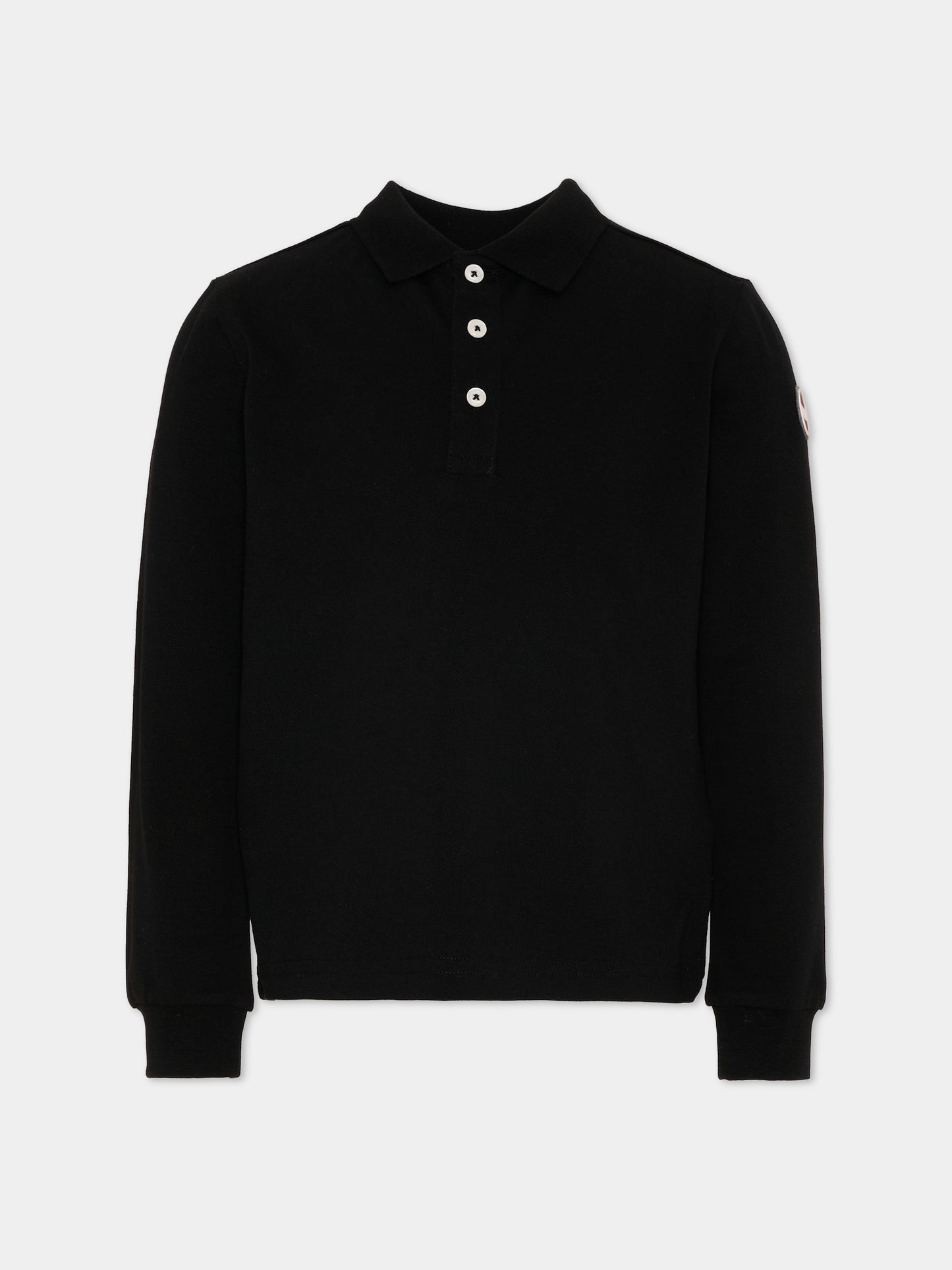 Polo nera per bambino con logo,Colmar Originals Kids,3588R 4SH 99