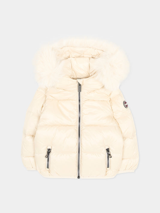 Piumino beige per neonata,Colmar Originals Kids,34000070E 2YO 56