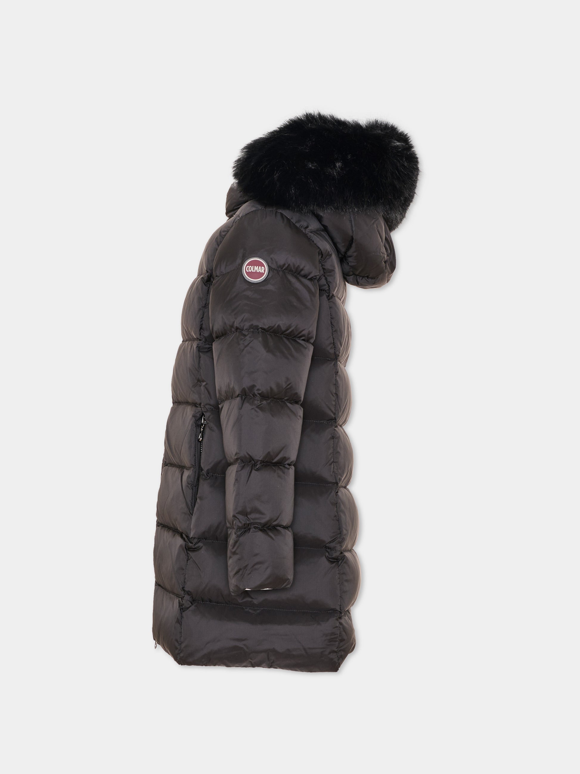 Piumino nero per bambina lungo,Colmar Originals Kids,34000010E 2YO 99