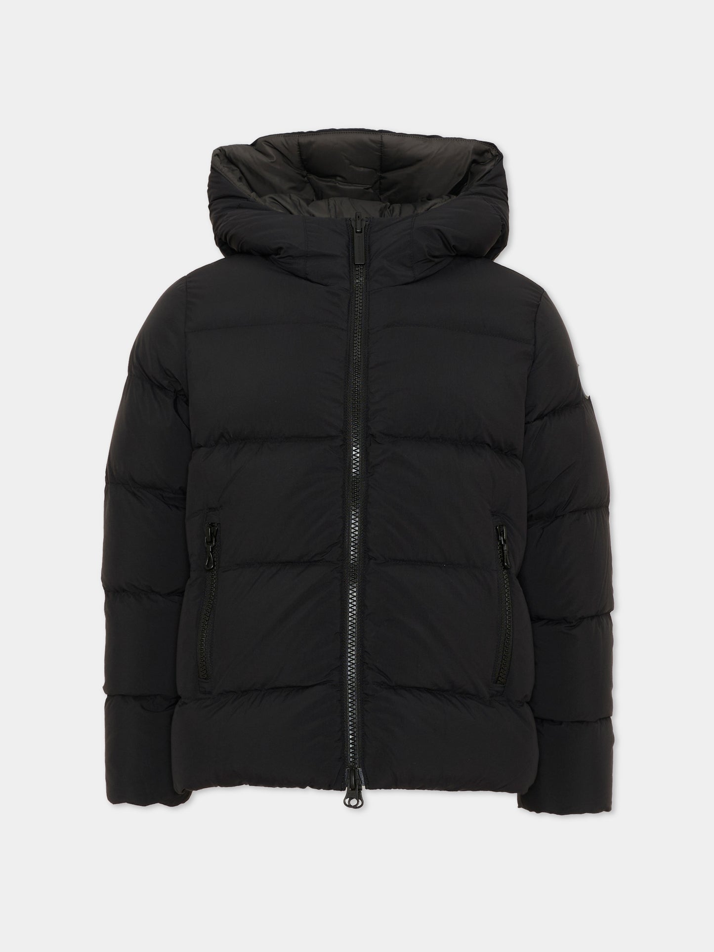 Piumino nero per bambino reversibile con cappuccio,Colmar Originals Kids,34000009 4ZP 99
