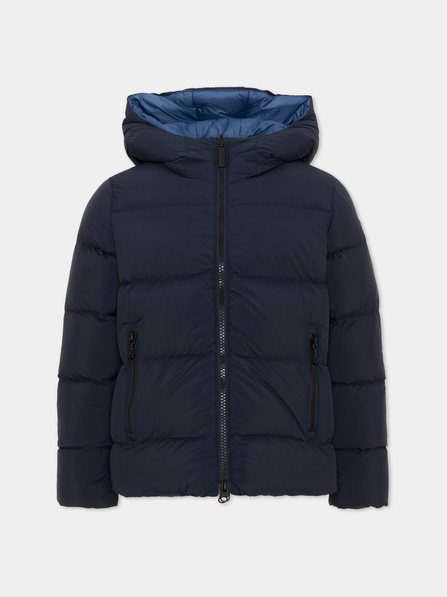 Piumino blu per bambino reversibile con cappuccio,Colmar Originals Kids,34000009 4ZP 68