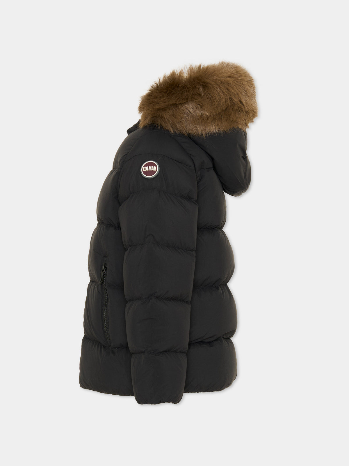 Piumino nero per bambini con cappuccio,Colmar Originals Kids,34000001E 4ZP 99