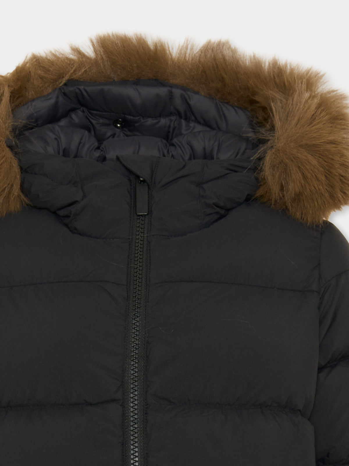 Piumino nero per bambini con cappuccio,Colmar Originals Kids,34000001E 4ZP 99