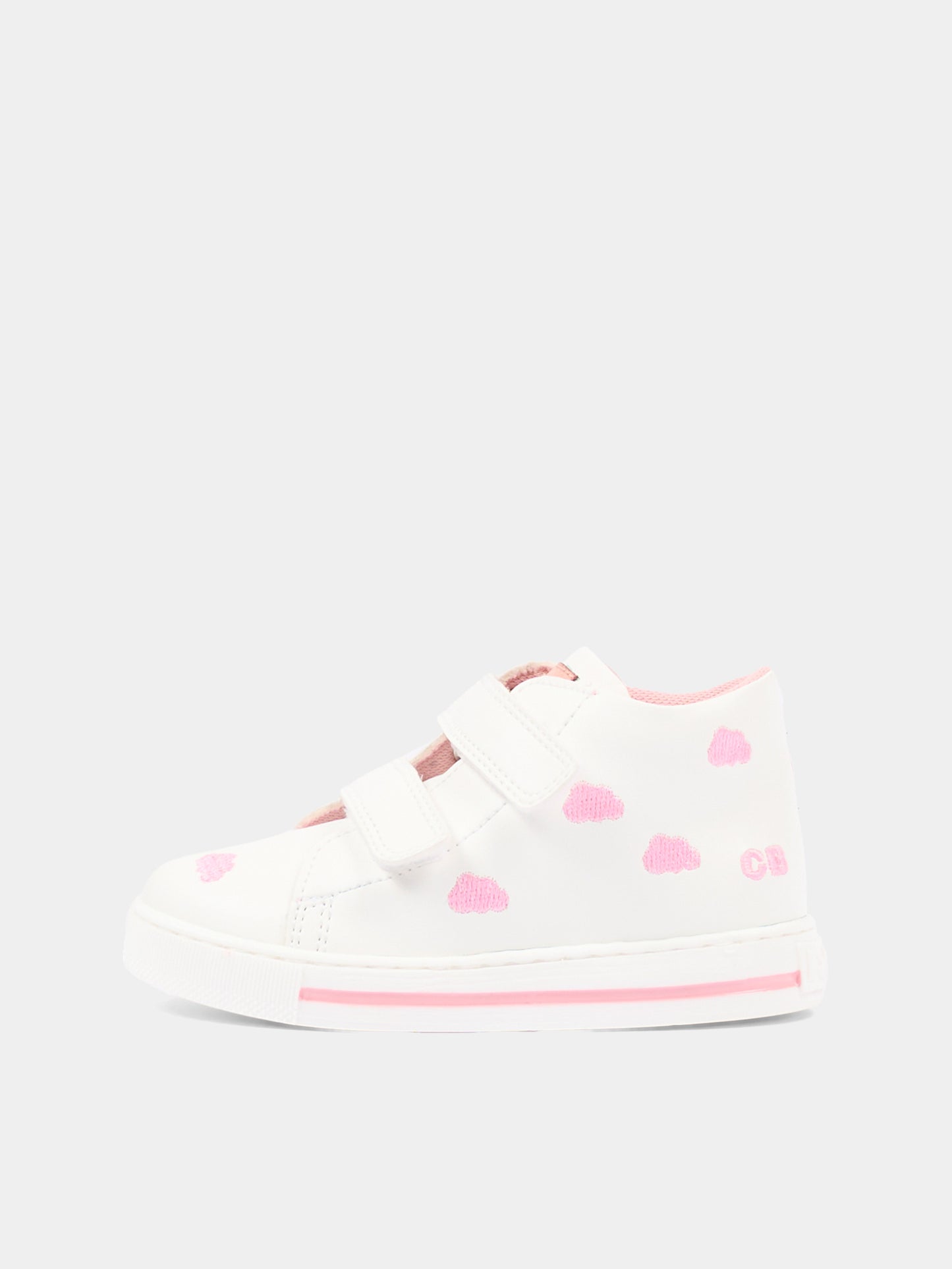 Sneaker bianca Little Cirrus per neonata,Falcotto X Coccolebimbi,0012020236.01.1N04