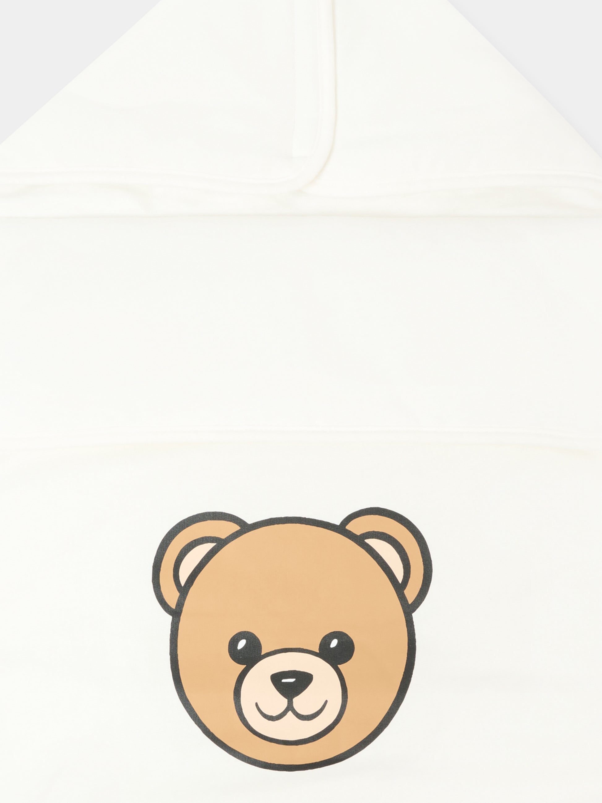 Sacco nanna avorio per neonati con Teddy Bear,Moschino Kids,MNE00P LCA40 10063