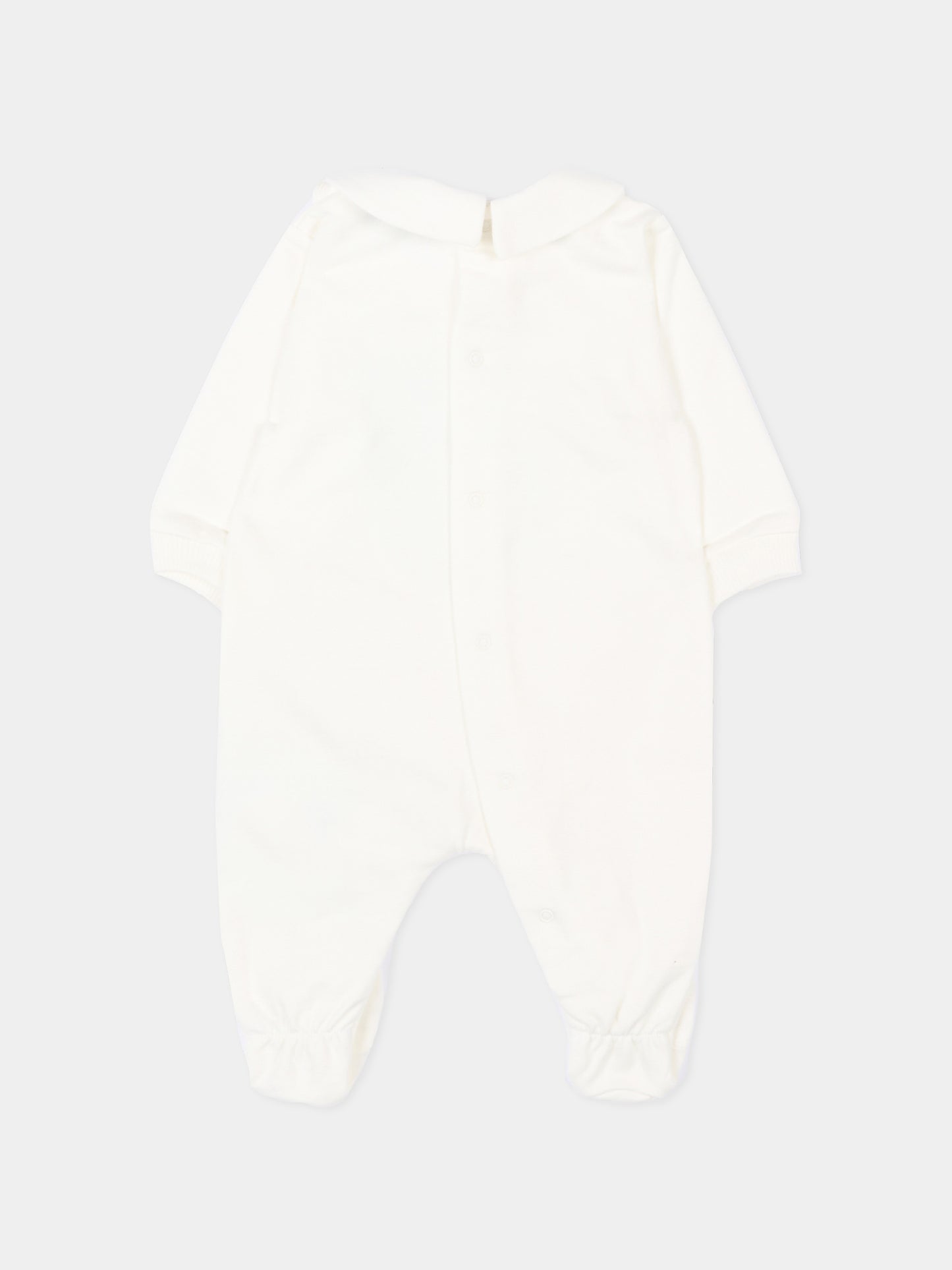 Tutina avorio per neonati con Teddy Bear,Moschino Kids,MUY08V LCA40 10063