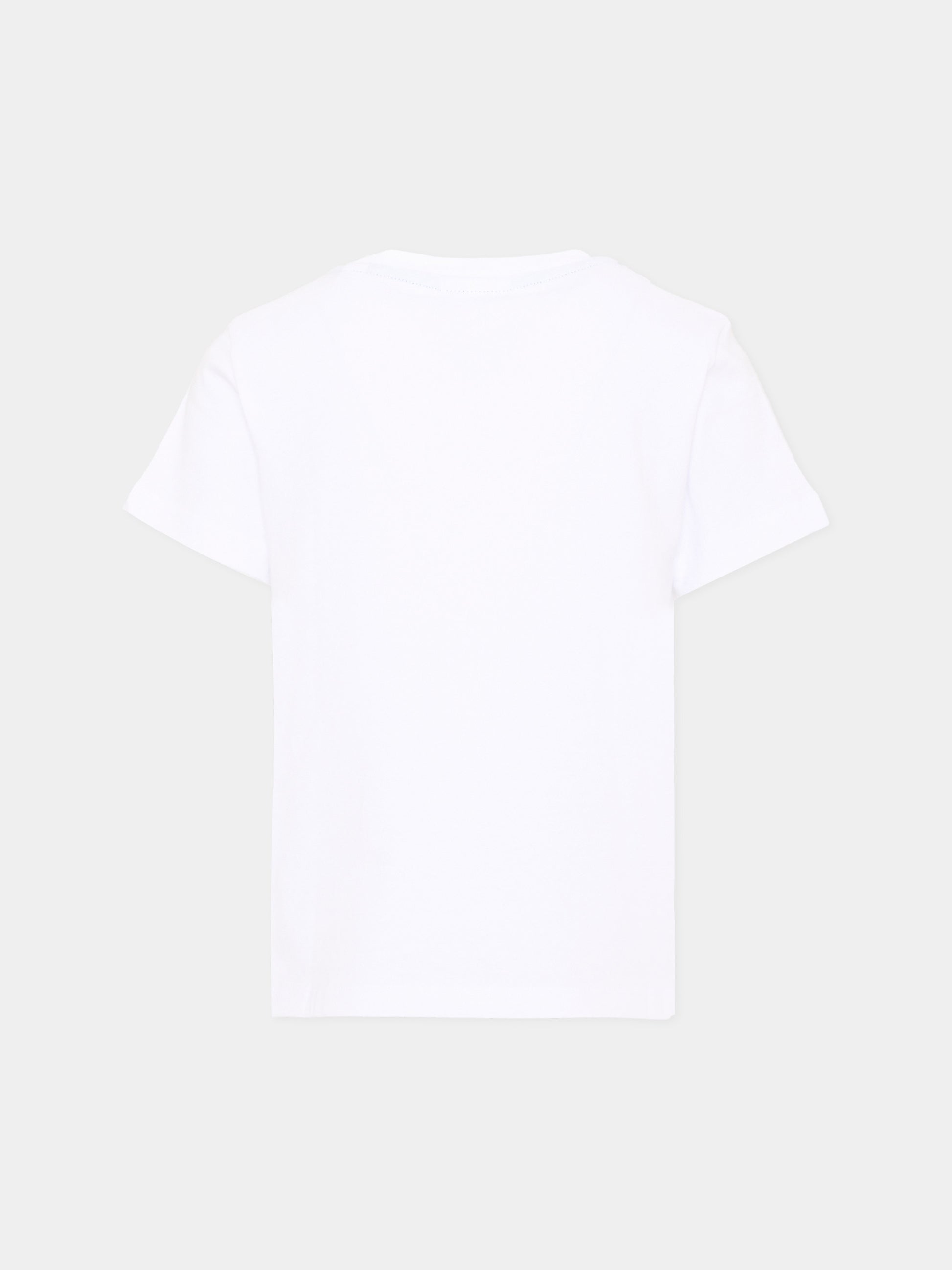 T-shirt bianca per bambini con logo,Lacoste,7867 W8L
