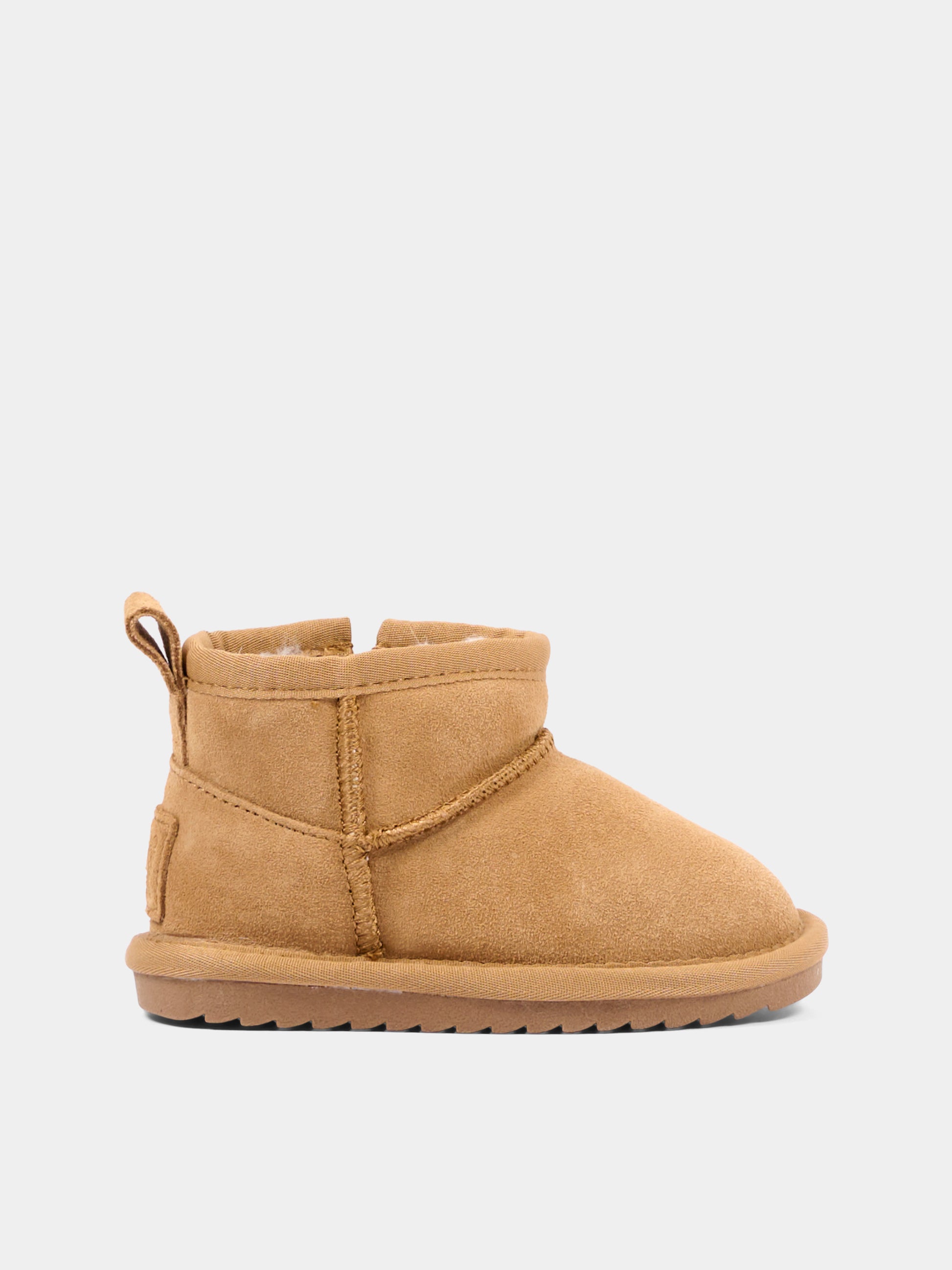 Stivaletti beige per bambini,Colors Of California,HC YB016 TAN