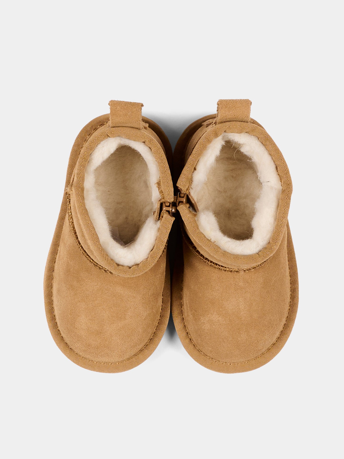Stivaletti beige per bambini,Colors Of California,HC YB016 TAN
