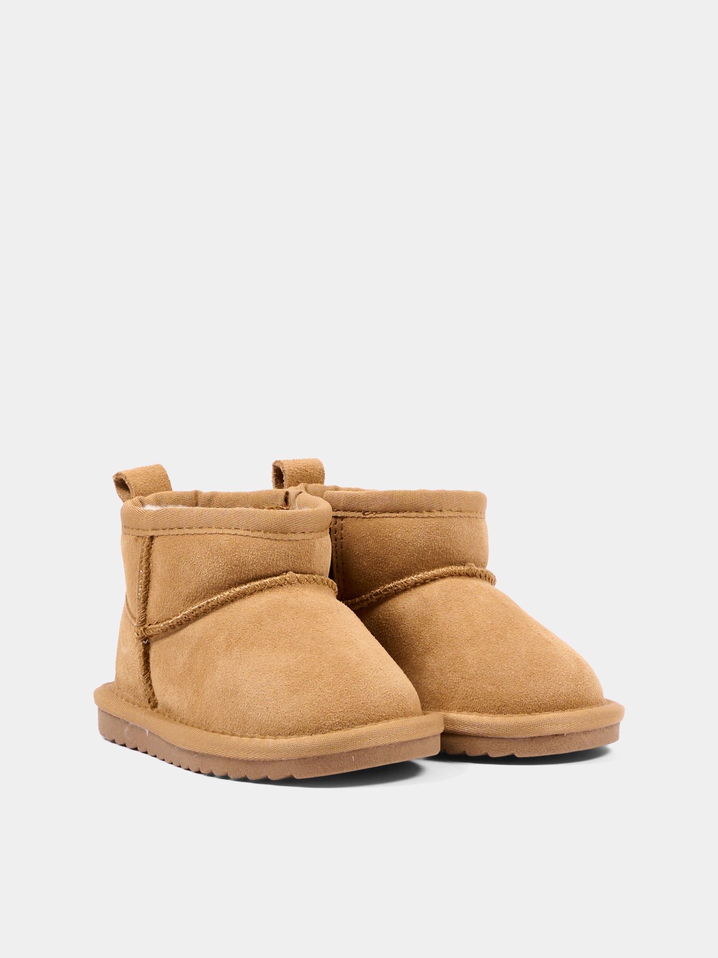 Stivaletti beige per bambini,Colors Of California,HC YB016 TAN