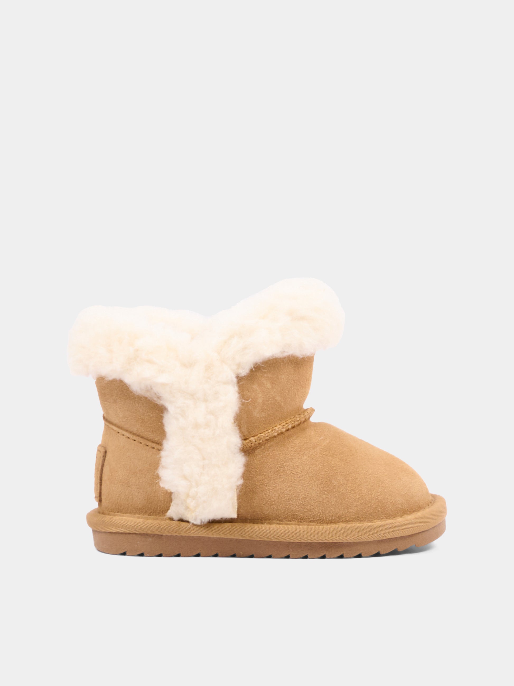 Stivaletti beige per bambina,Colors Of California,HC YB017 TAN