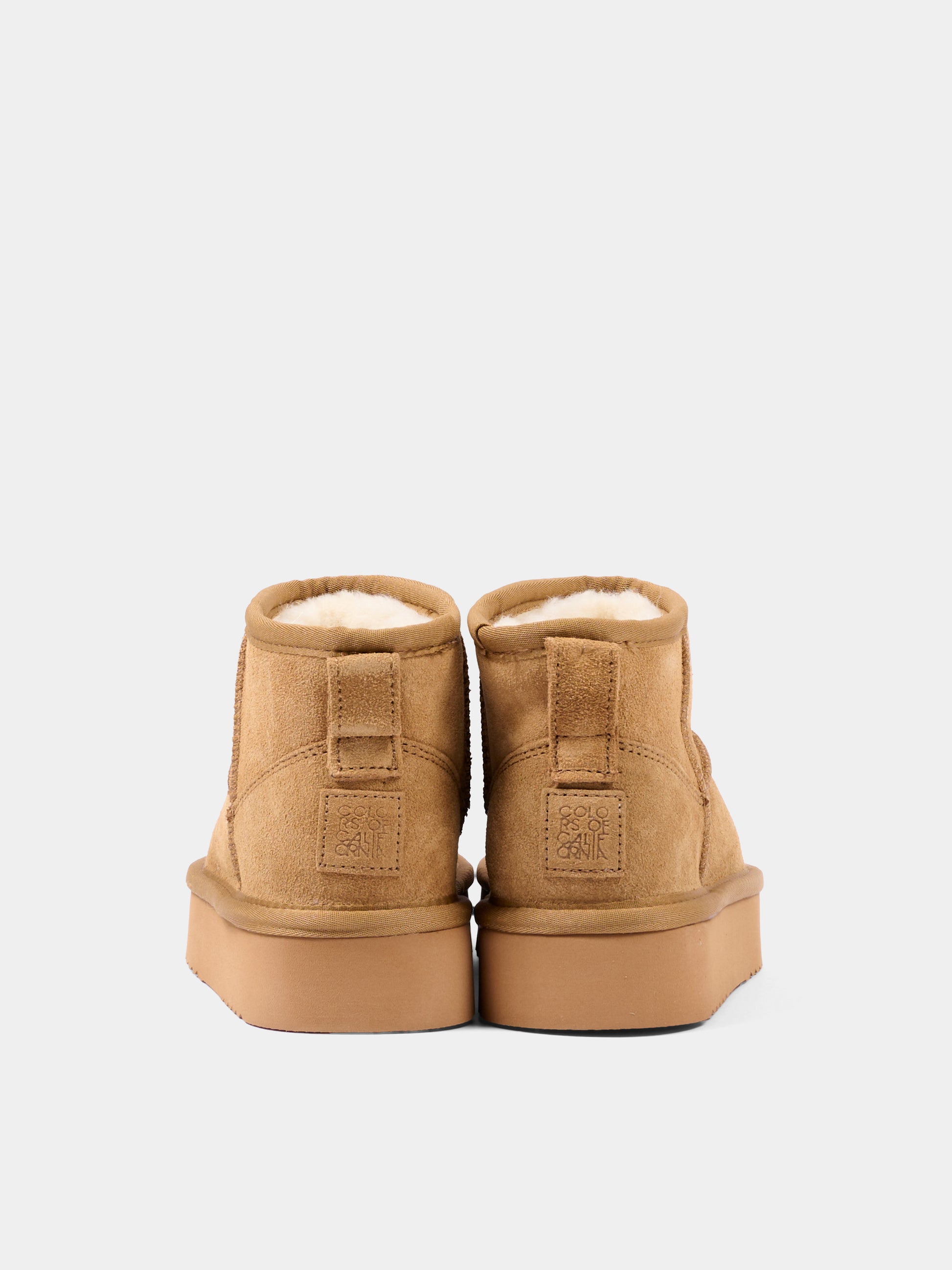 Stivaletti beige per bambina,Colors Of California,HC YKPLA01 TAN