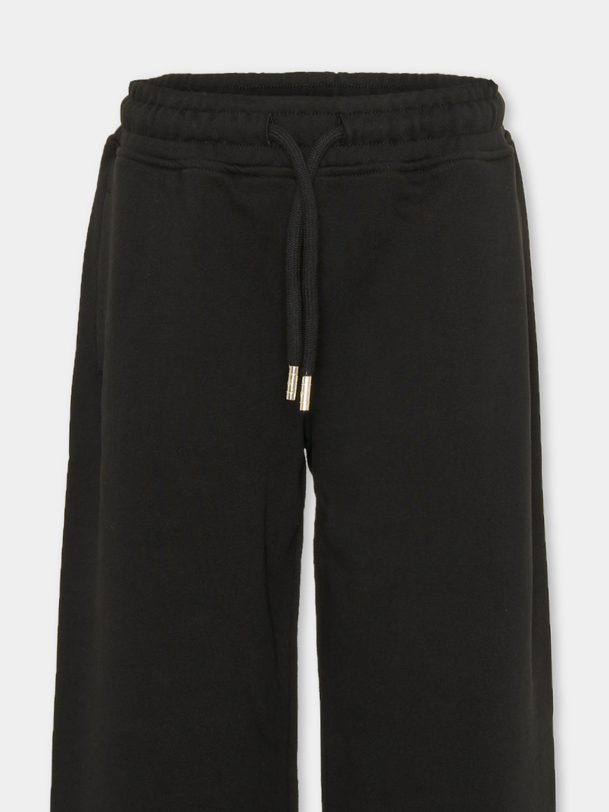 Pantalone nero per bambino con ali,County Of Milan Kids,F6CMJBFP029 110
