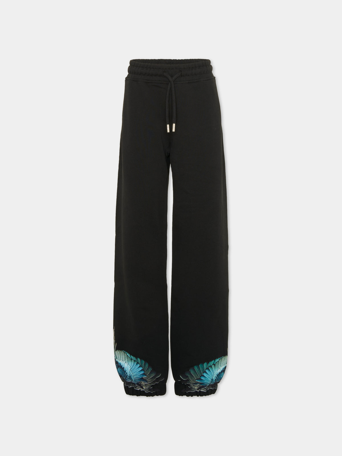 Pantalone nero per bambino con ali,County Of Milan Kids,F6CMJBFP035 110