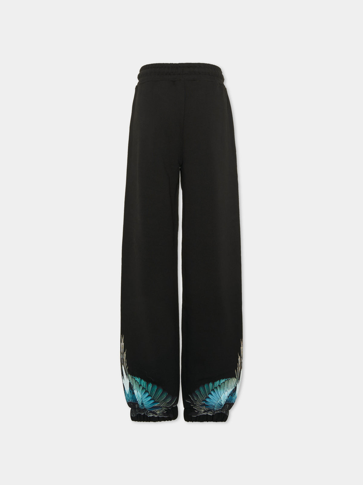 Pantalone nero per bambino con ali,County Of Milan Kids,F6CMJBFP035 110