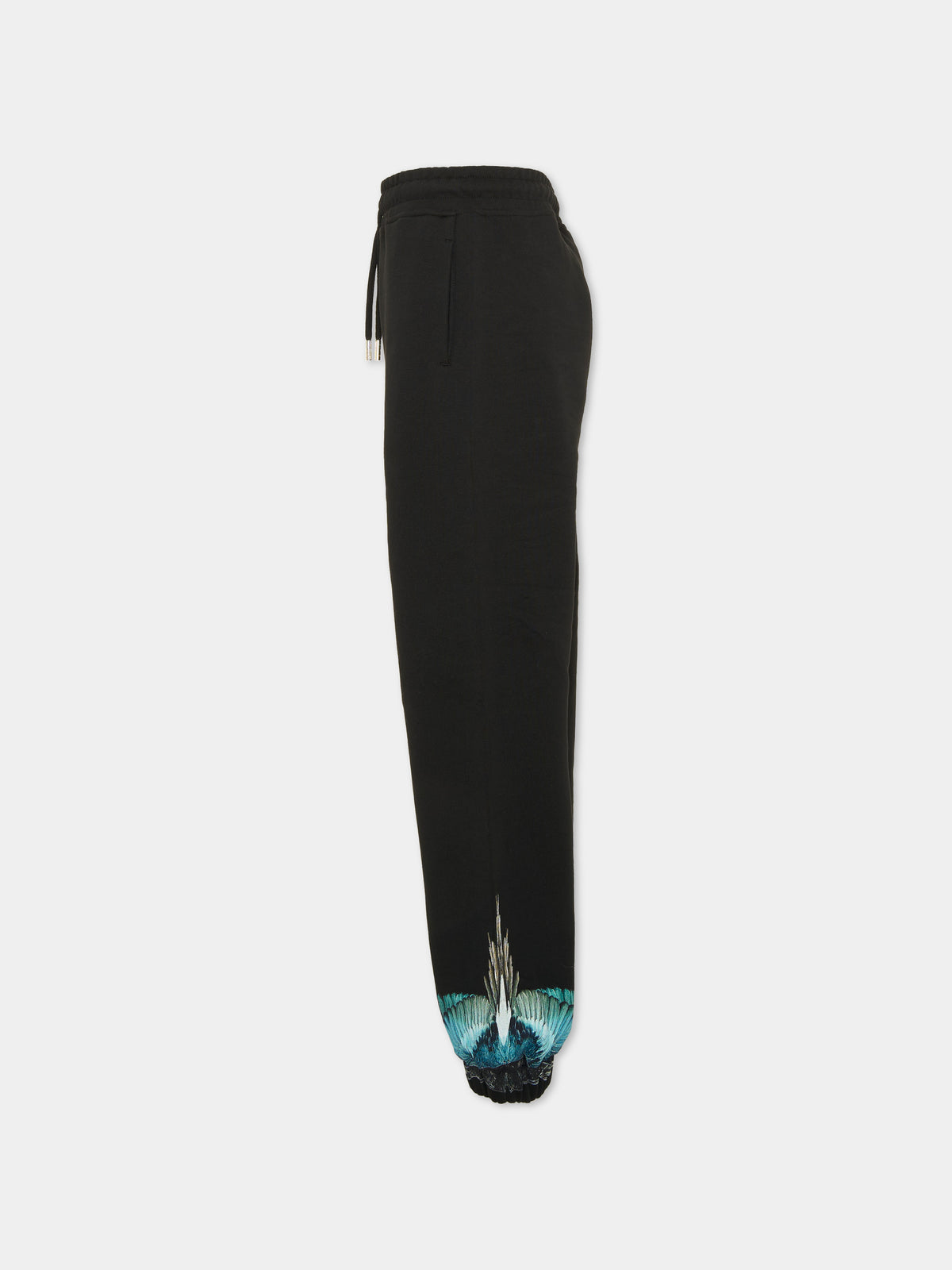 Pantalone nero per bambino con ali,County Of Milan Kids,F6CMJBFP035 110