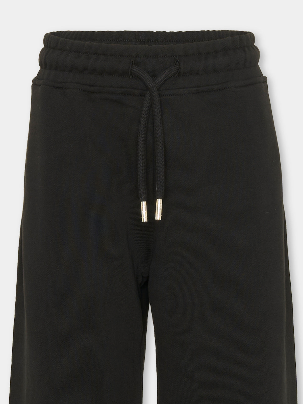 Pantalone nero per bambino con ali,County Of Milan Kids,F6CMJBFP035 110