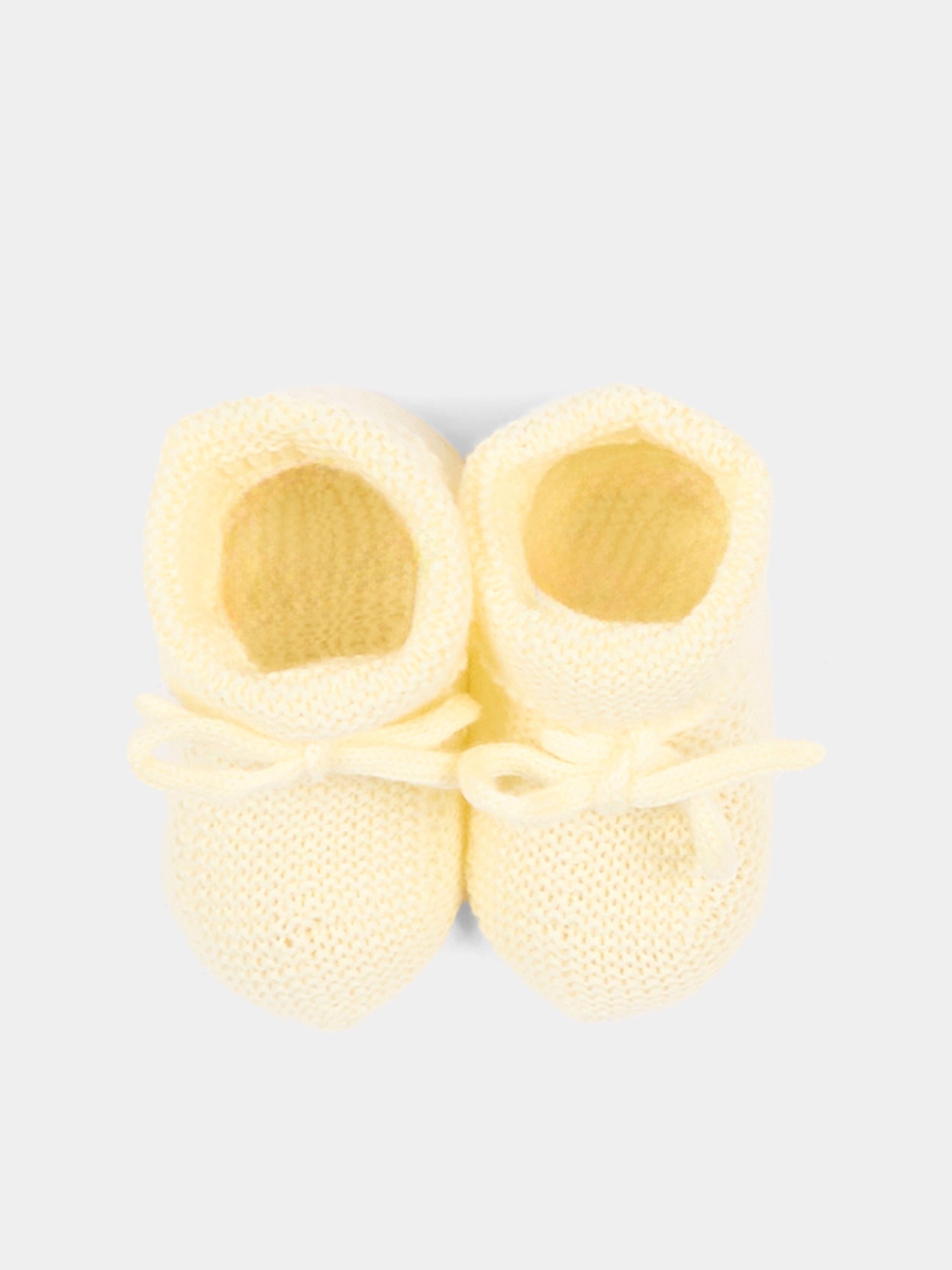 Babbucce gialle per neonati tricot,Paz Rodríguez,018 22507 05 H82
