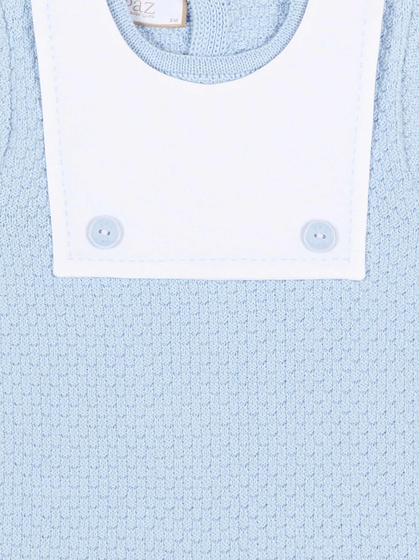 Pagliaccetto celeste per neonato tricot,Paz Rodríguez,005 123419 801 H82