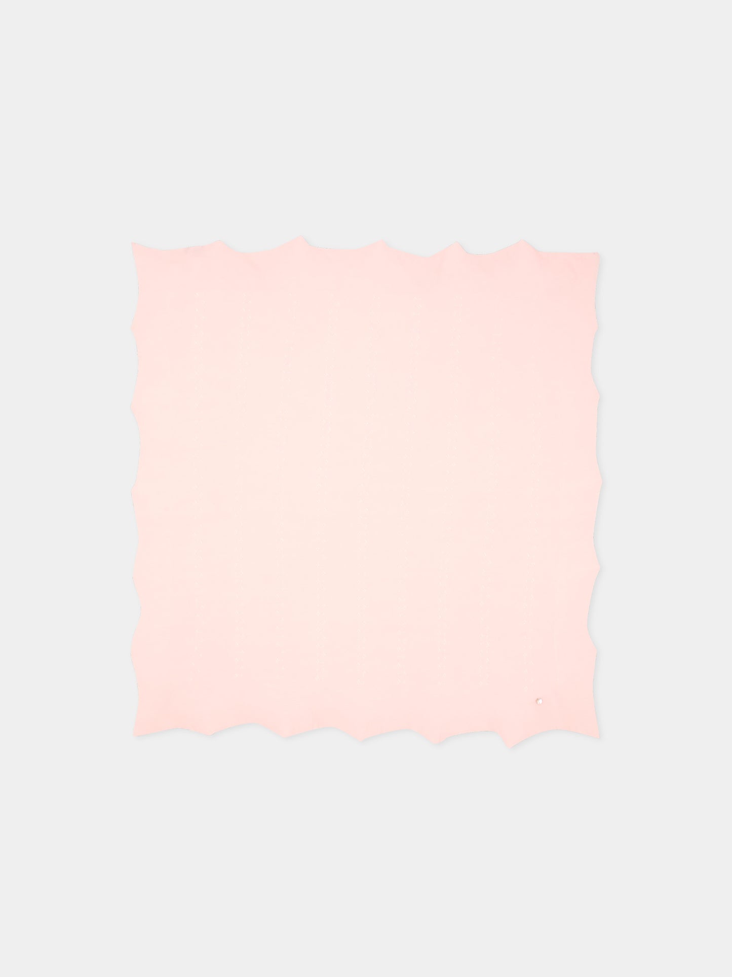 Coperta rosa in tricot per neonata,Paz Rodríguez,029 123684 322 H82