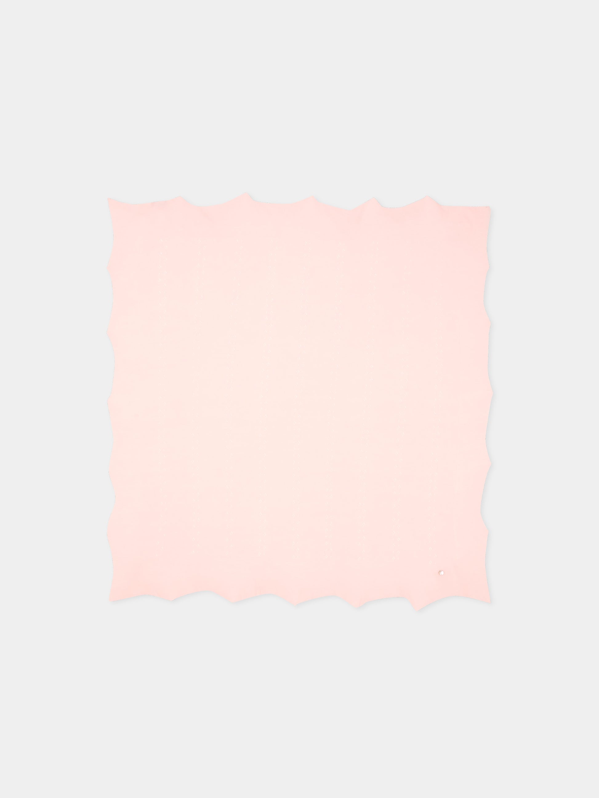 Coperta rosa in tricot per neonata,Paz Rodríguez,029 123684 322 H82