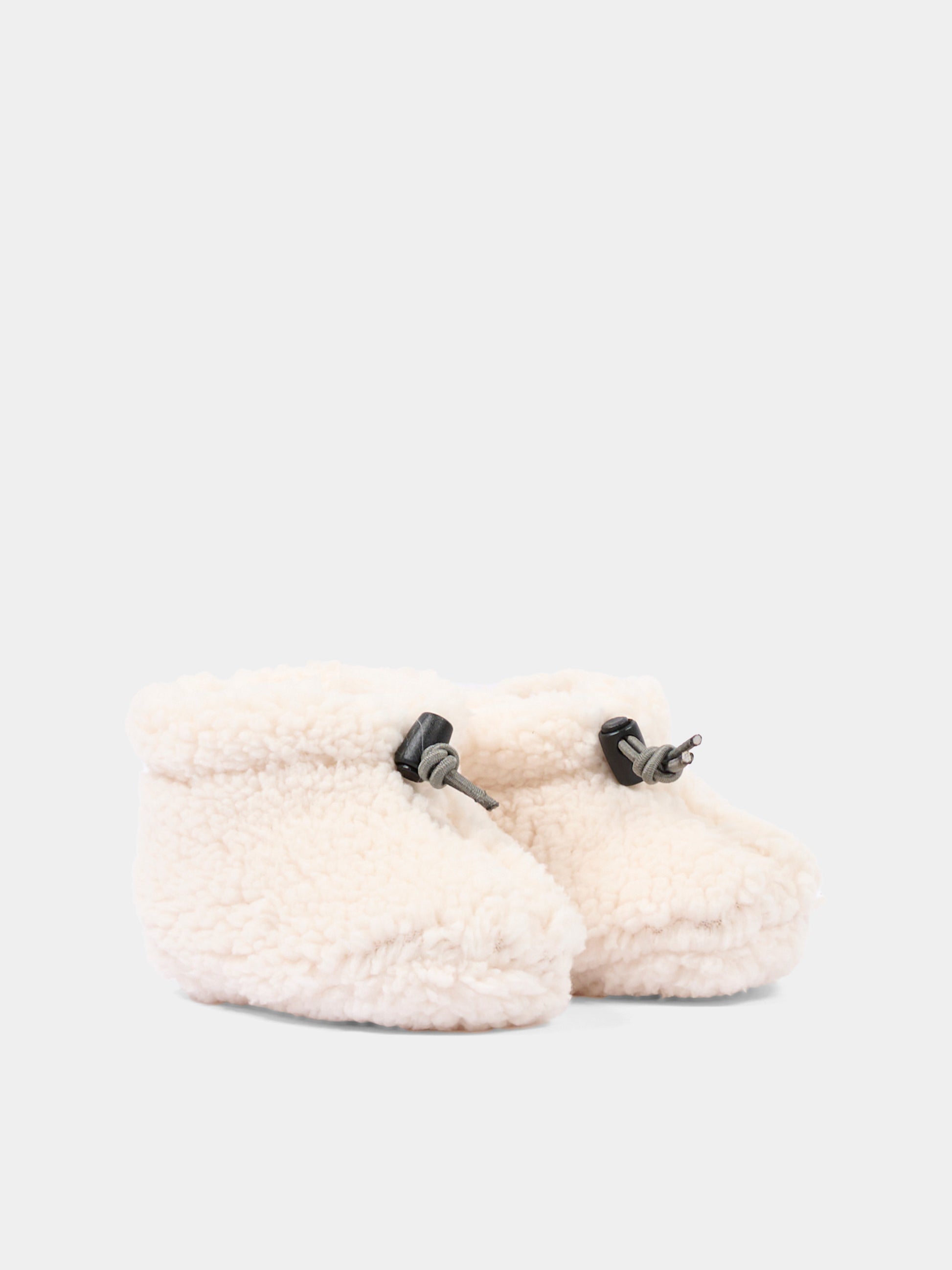 Babbucce avorio per neonati,Bamboom,1256TE00084 WARM WHITE