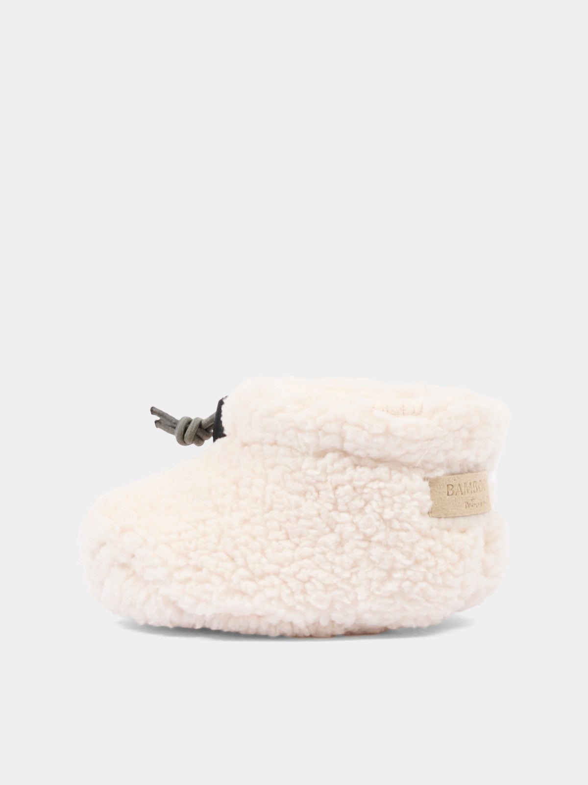Babbucce avorio per neonati,Bamboom,1256TE00084 WARM WHITE