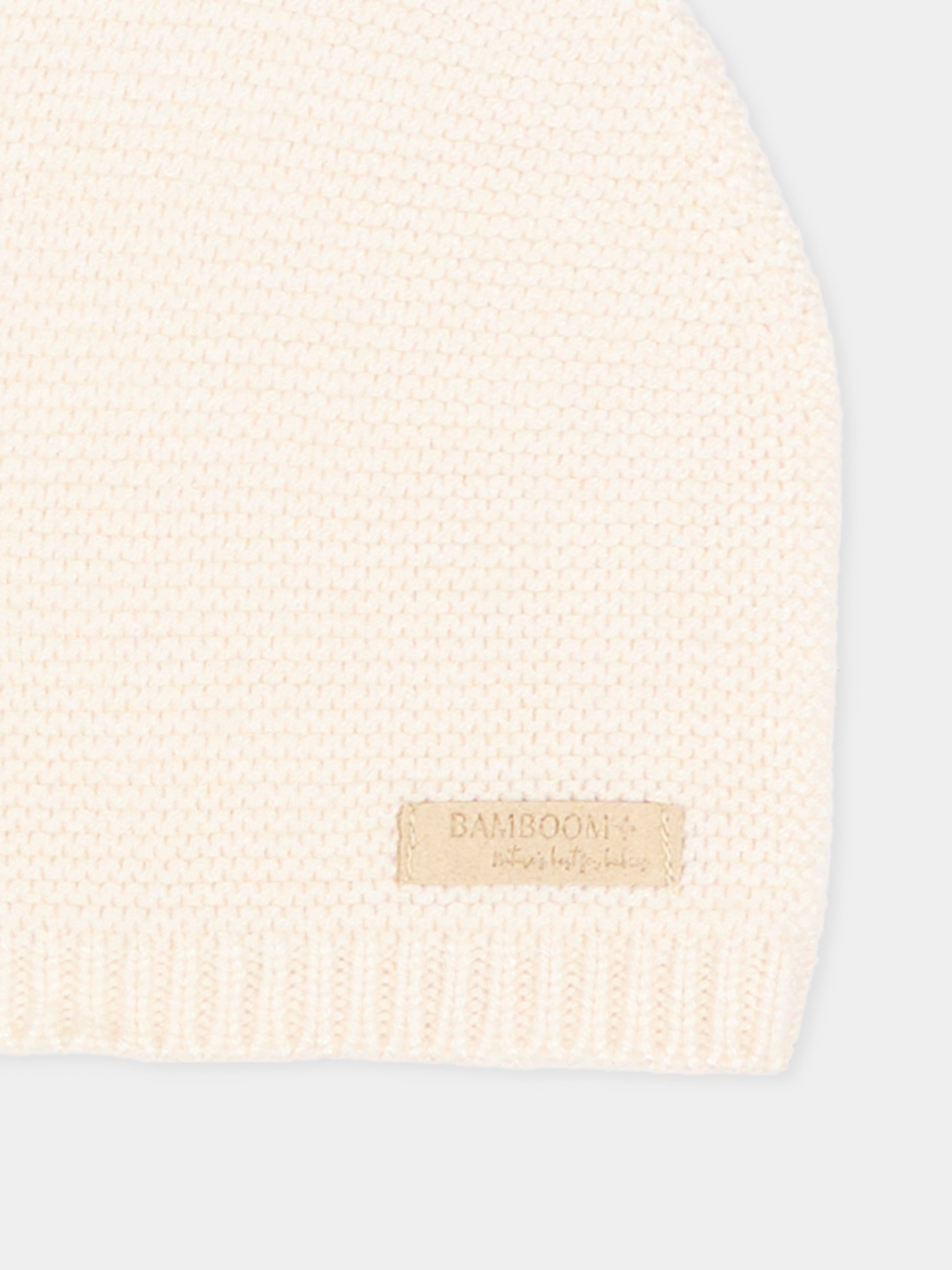 Cappello avorio per neonato,Bamboom,1269 WARM WHITE