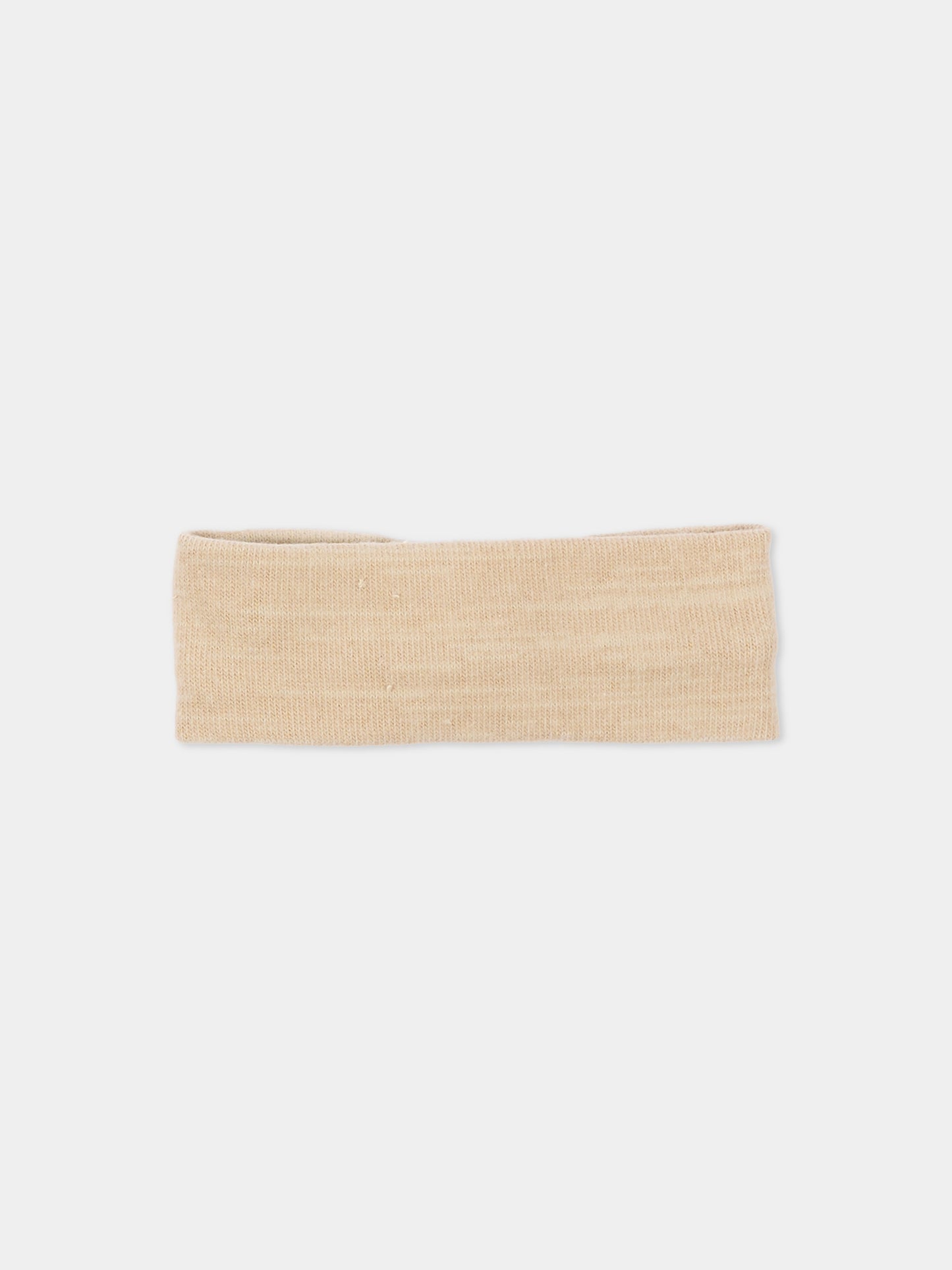 Fascia beige per neonata con nodo,Bamboom,1249TE00088 SAND