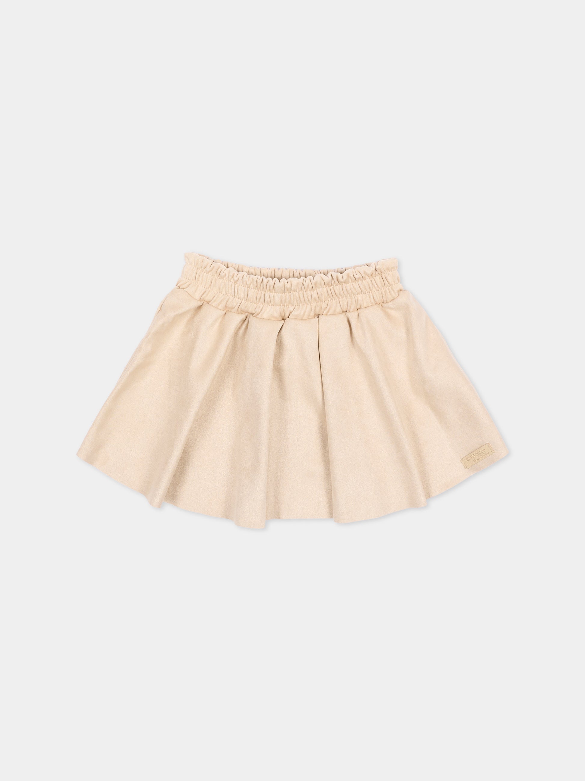 Gonna beige per neonata,Bamboom,1216TE00090 LIGHT SAND