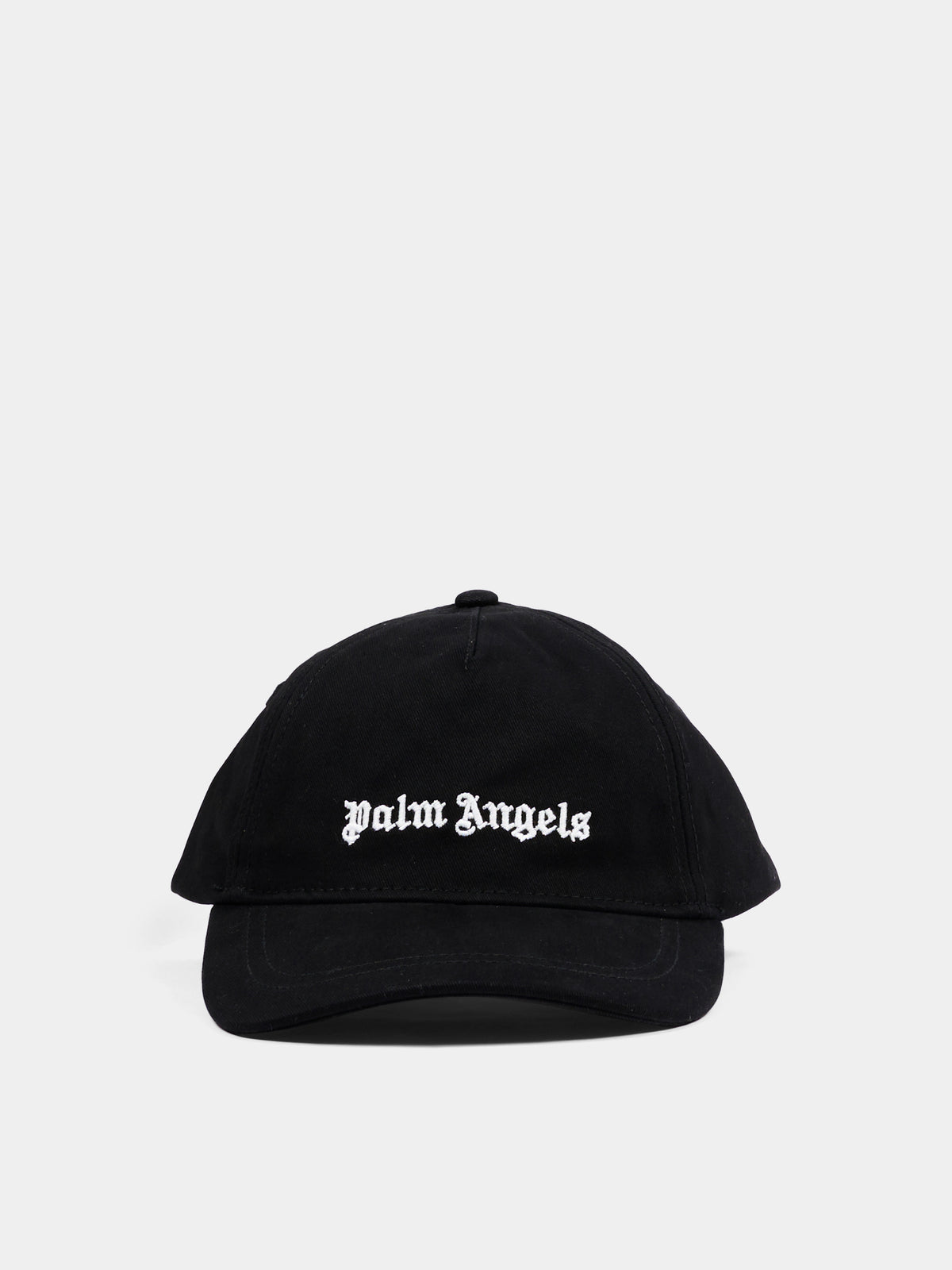 Cappello nero per bambini con logo,Palm Angels,F6PAJBBC223 110