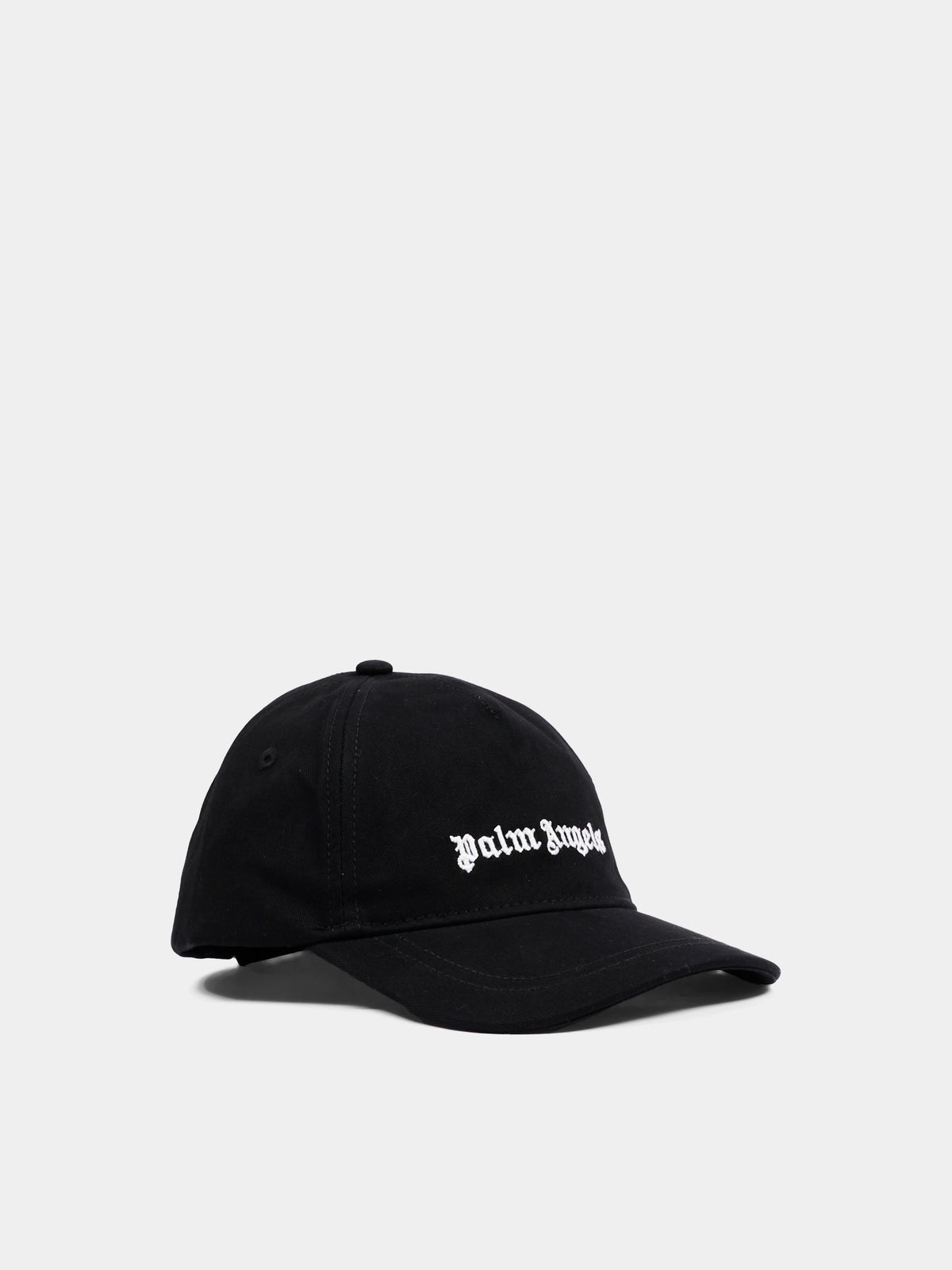 Cappello nero per bambini con logo,Palm Angels,F6PAJBBC223 110