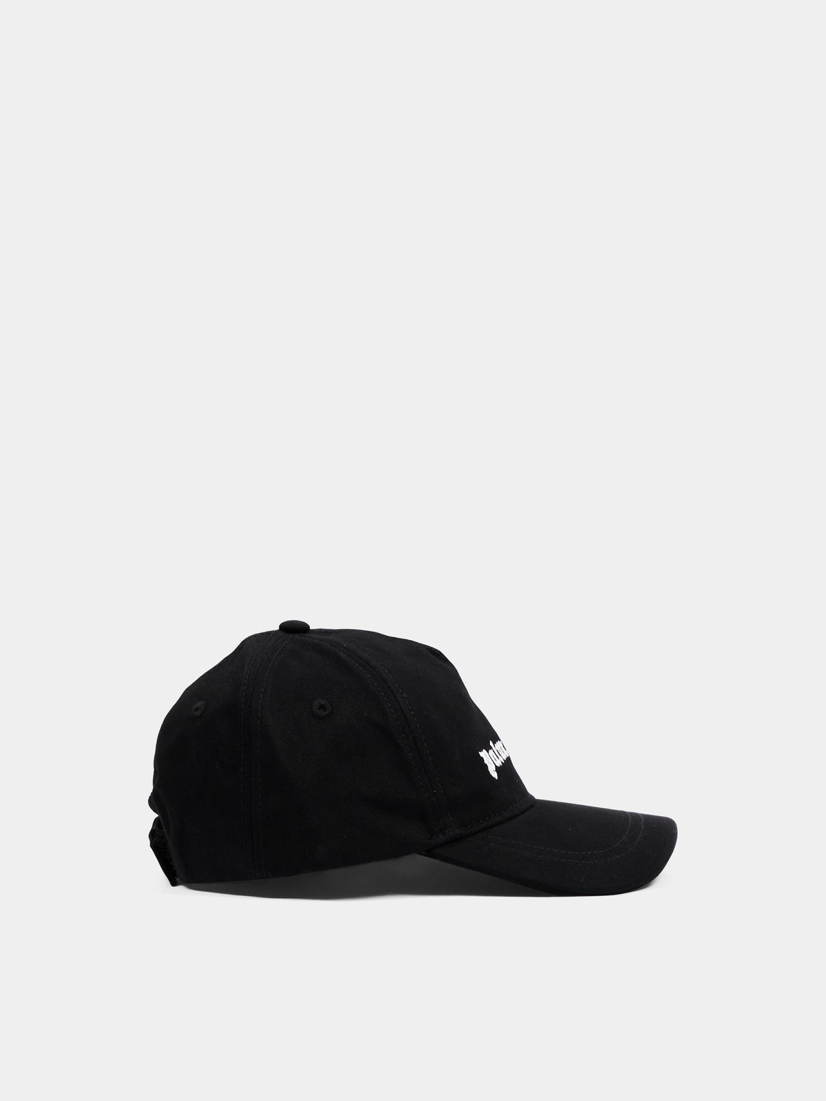 Cappello nero per bambini con logo,Palm Angels,F6PAJBBC223 110
