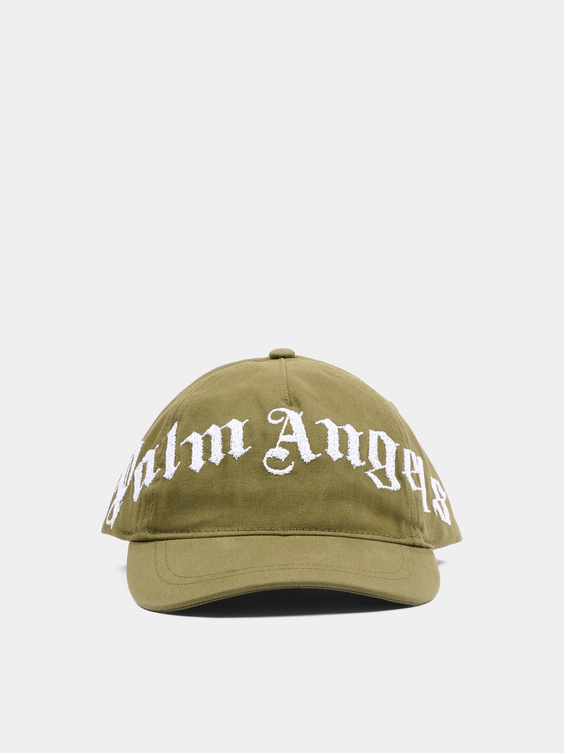 Cappello verde per bambini con logo,Palm Angels,F6PAJBBC224 082