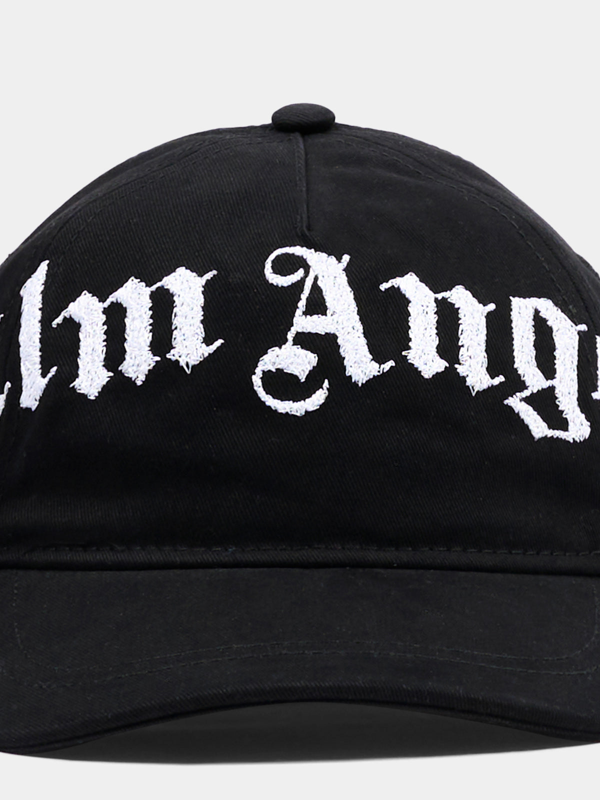 Cappello nero per bambini con logo,Palm Angels,F6PAJBBC224 110