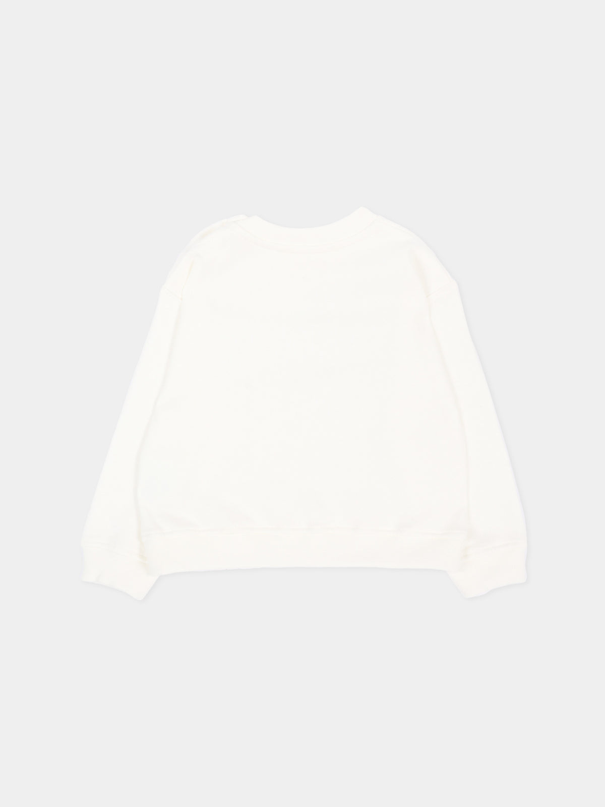 Felpa bianca per neonato con teddy bear,Palm Angels,F6PANBSW192 412