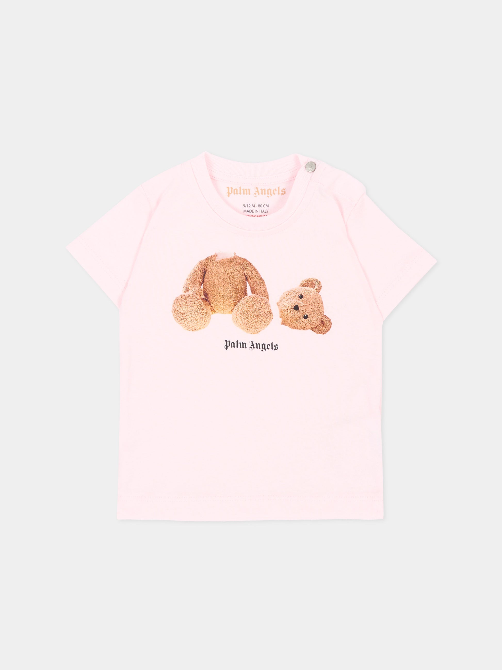T-shirt multicolor per neonata teddy bear,Palm Angels,F6PANGTH190 INT19