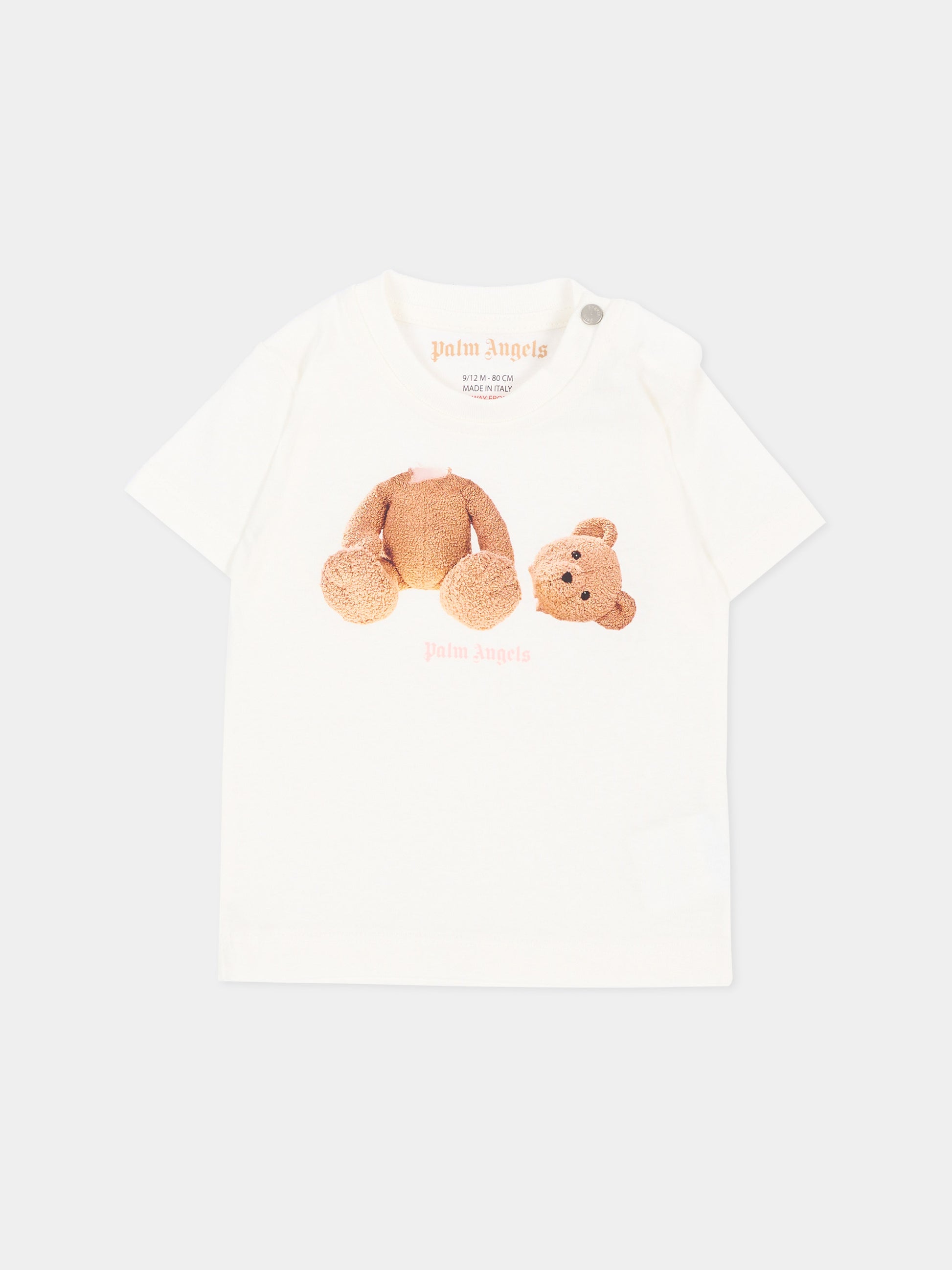 T-shirt multicolor per neonata teddy bear,Palm Angels,F6PANGTH190 INT19