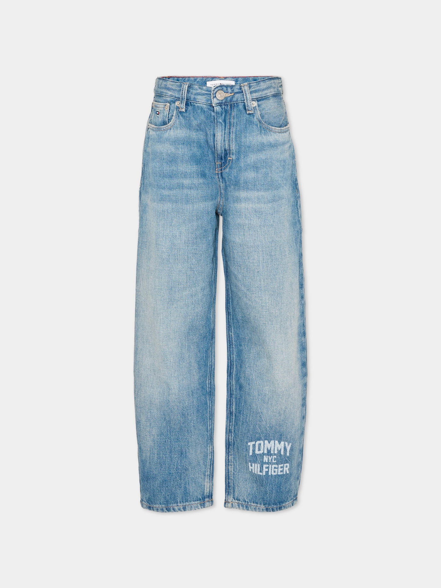 Jeans denim per bambini con logo