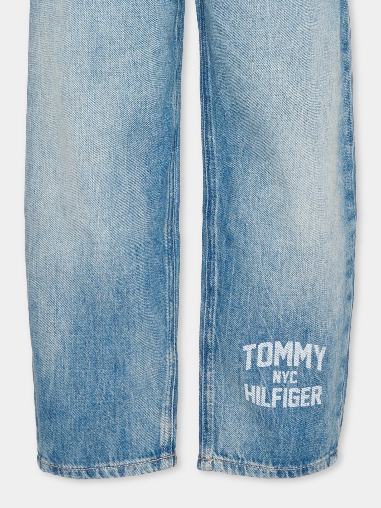 Jeans denim per bambini con logo