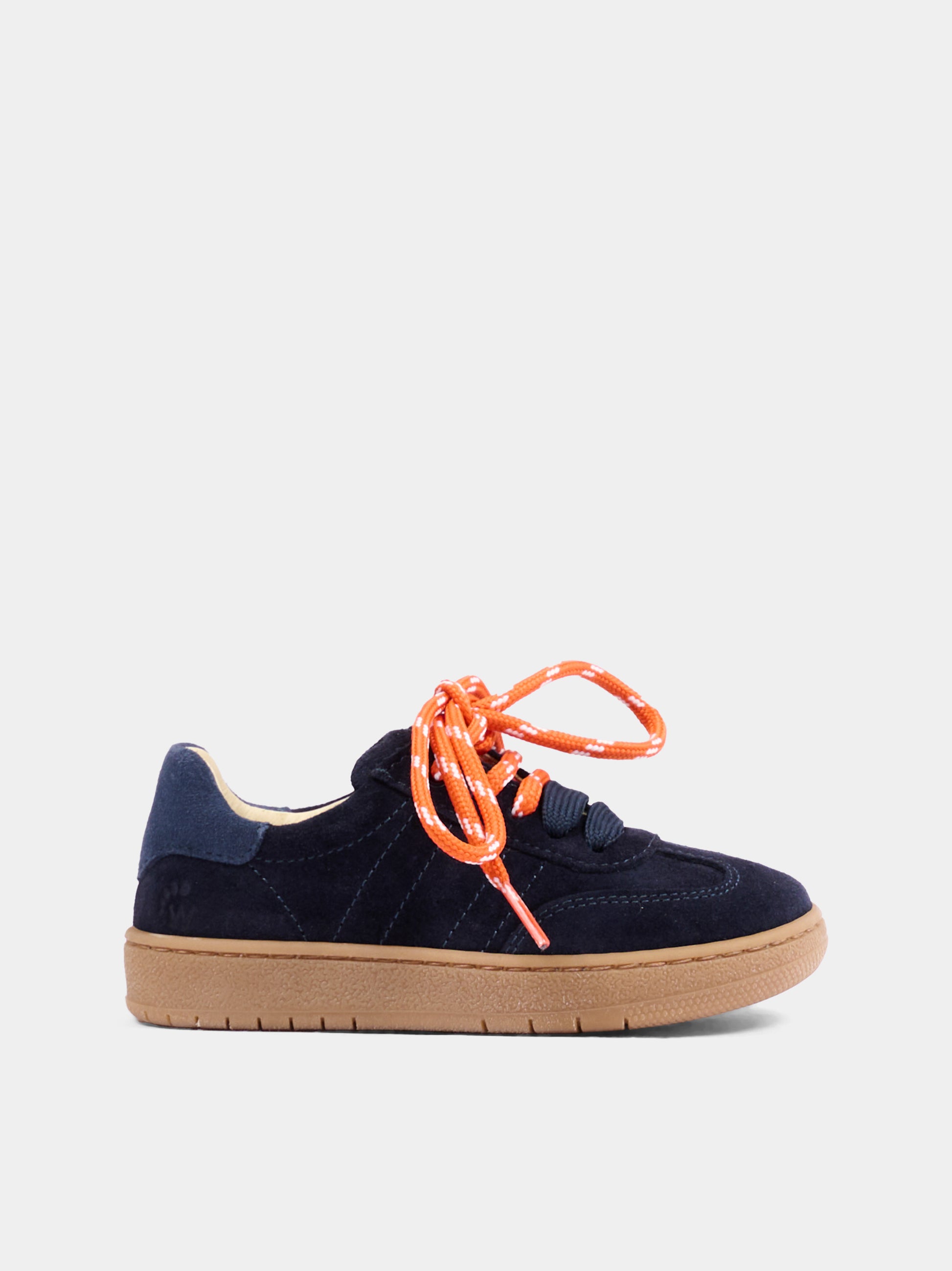 Sneakers blu per bambini con lacci arancio,Walkey,Y1B9 44253 0136A839