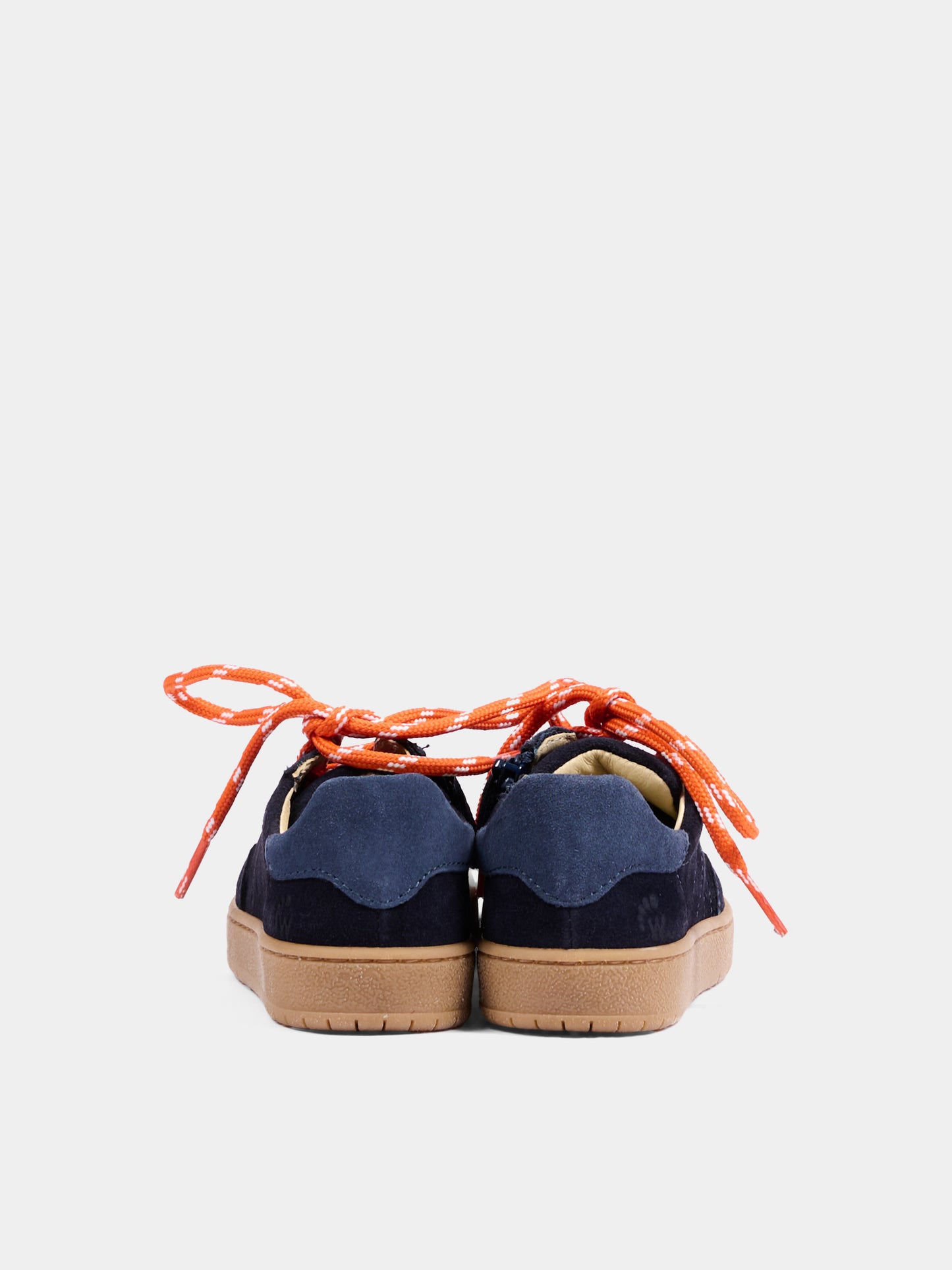 Sneakers blu per bambini con lacci arancio,Walkey,Y1B9 44253 0136A839