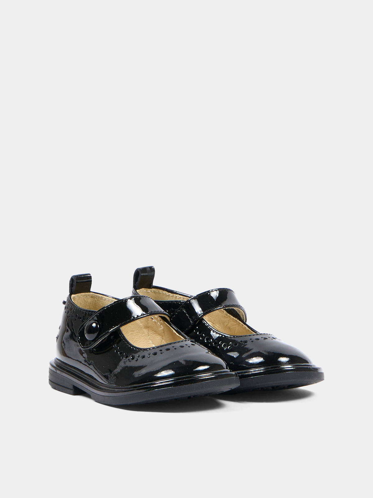 Ballerine nere per neonata lucide,Walkey,Y1A3 44348 0149999