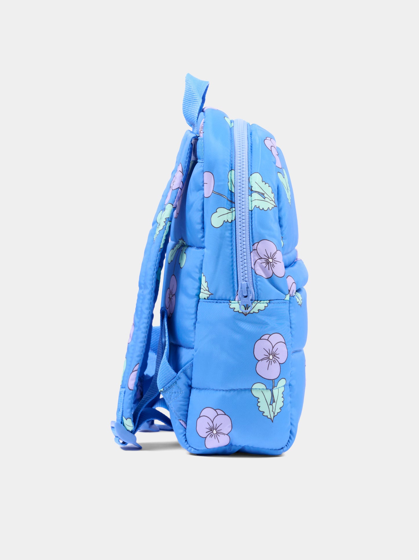 Zaino azzurro per bambina floreale,Mini Rodini,2676013160