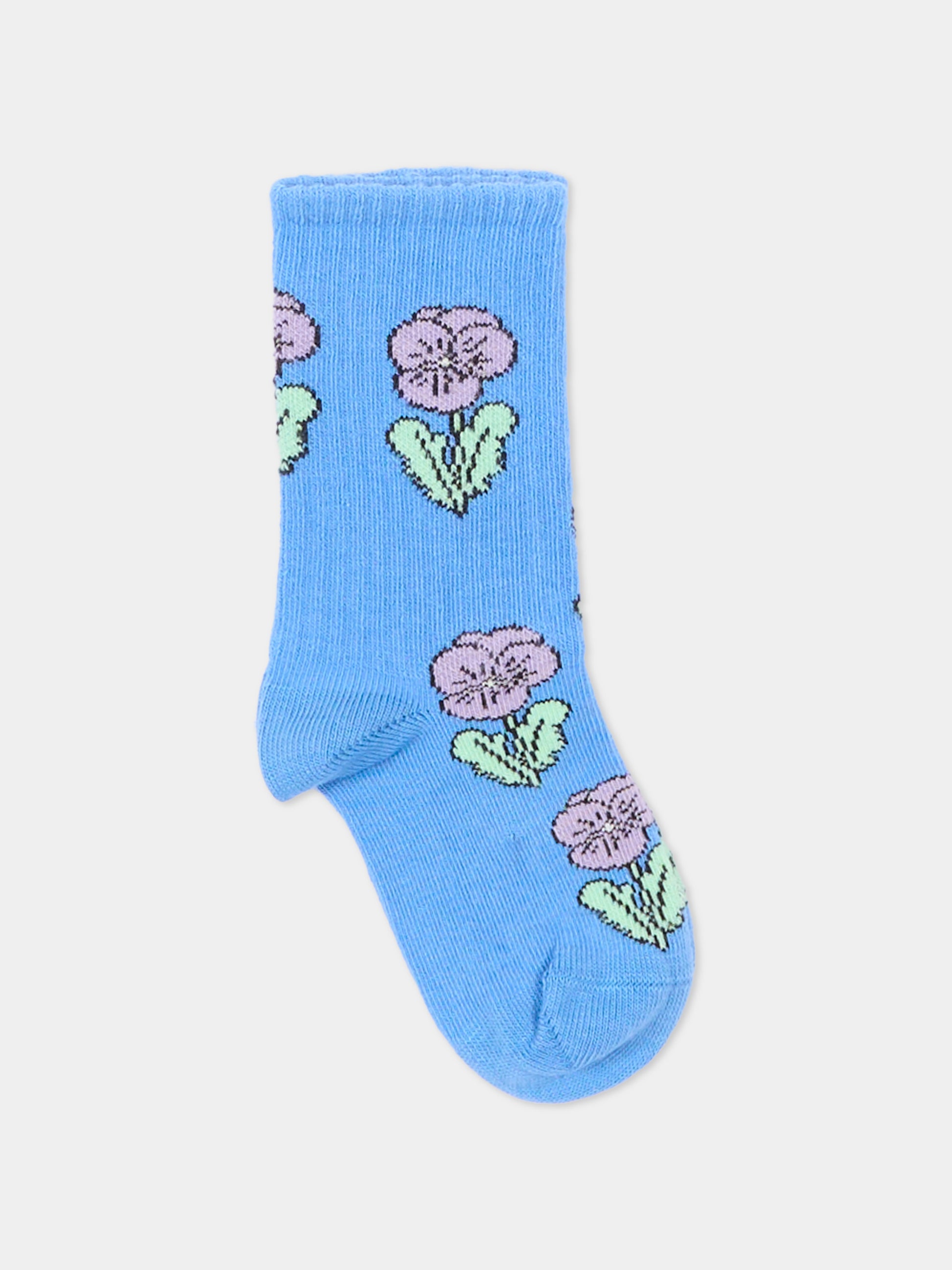 Calzini multicolor per bambina stampati,Mini Rodini,2676011900