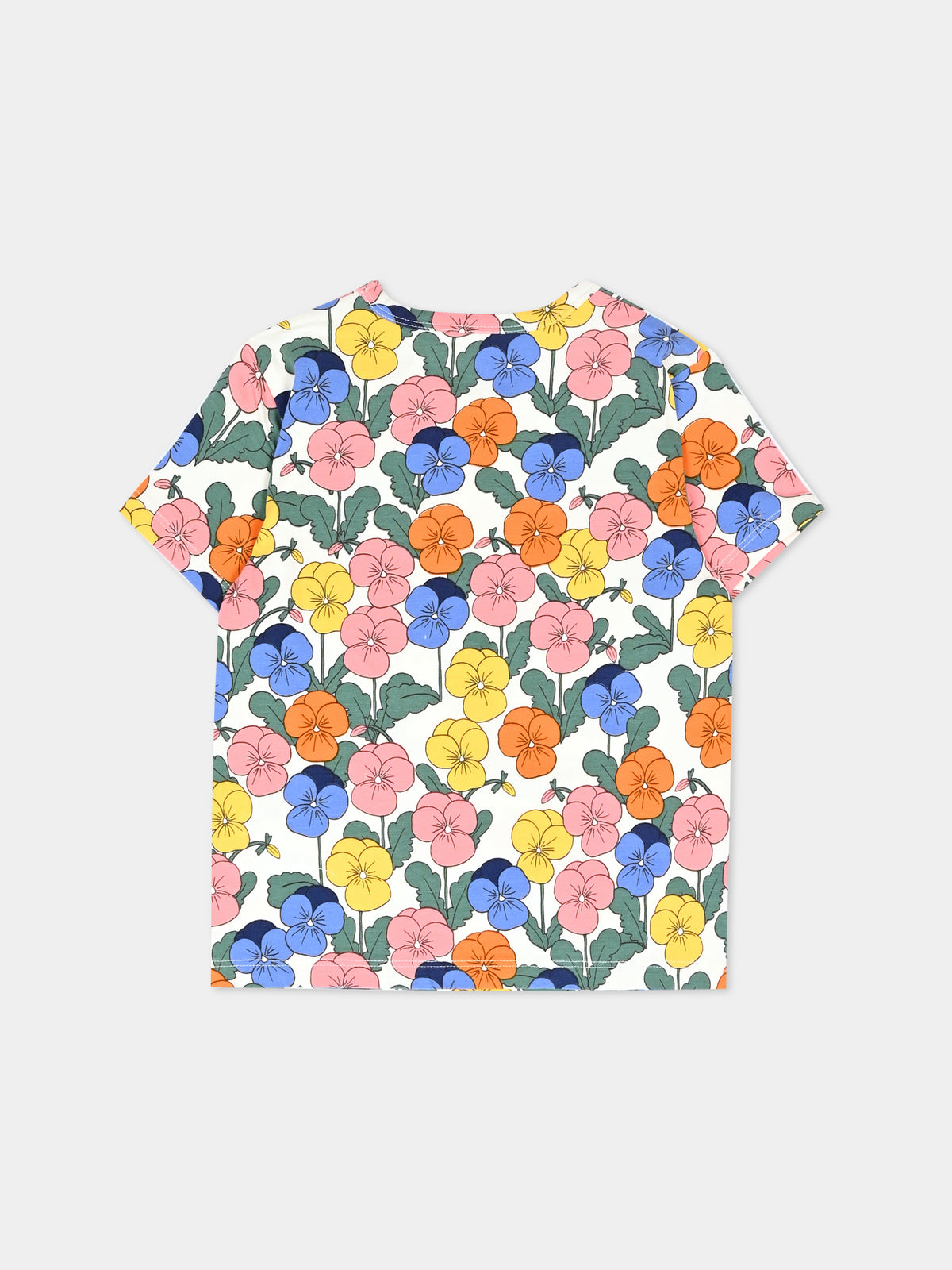 T-shirt a manica corta multicolor per bambina,Mini Rodini,2672012500