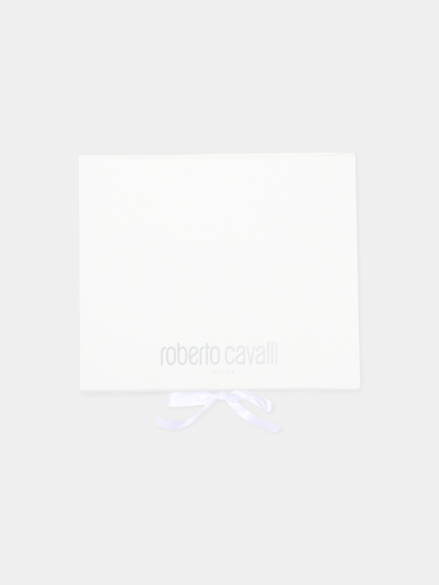 Set tutina avorio per neonati con logo,Roberto Cavalli Kids,CLA26031TU AV.PERLA/A