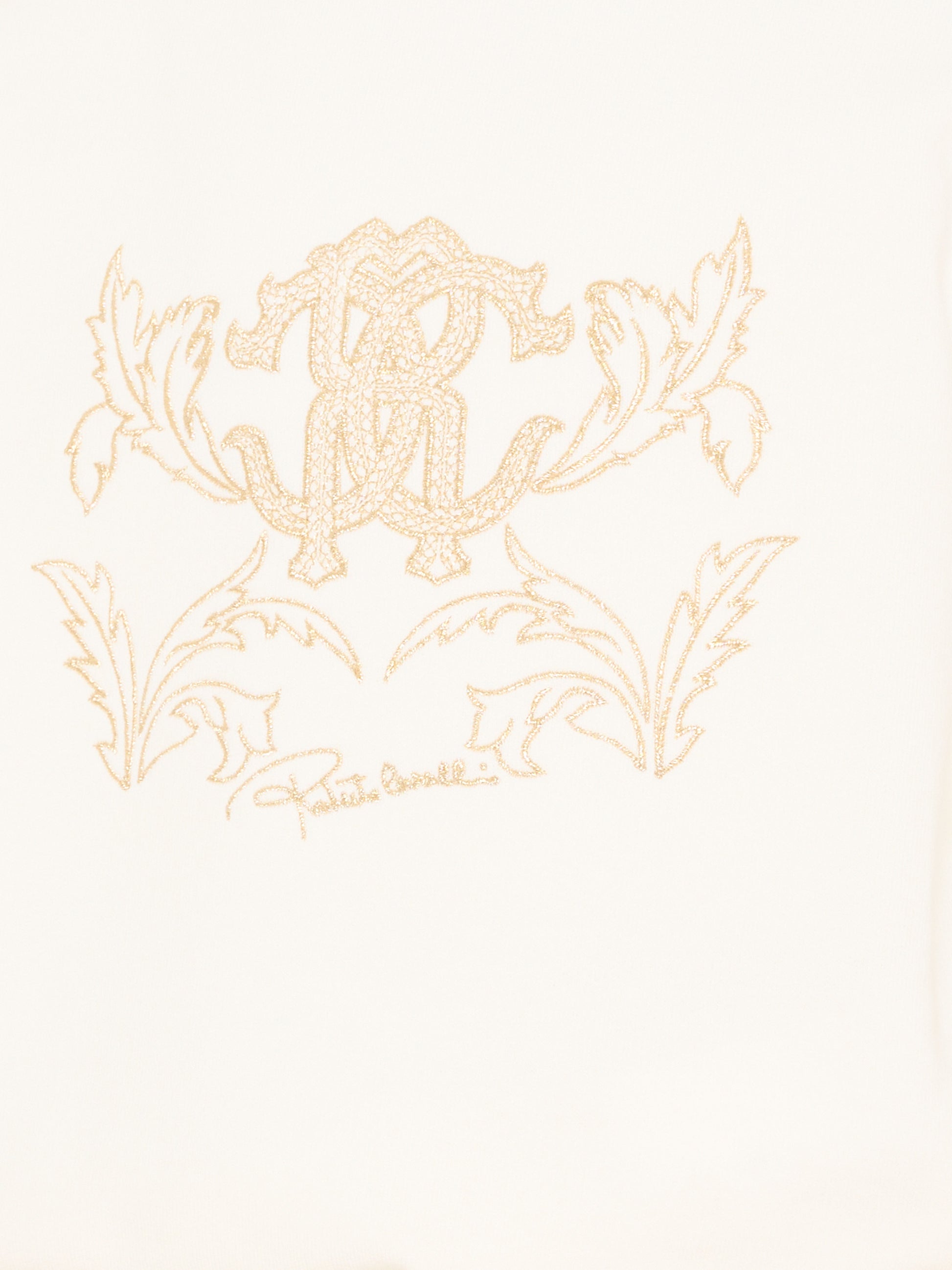Completo sportivo avorio per bambina animalier,Roberto Cavalli Kids,CGA26157CF AVOR.CC/GN