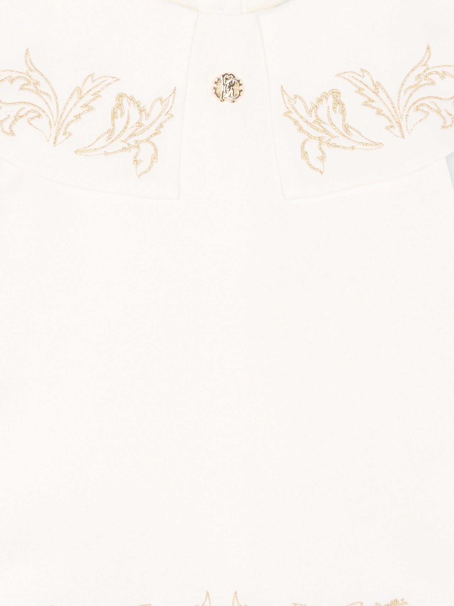 Abito elegante avorio per neonata,Roberto Cavalli Kids,CLA26038VE AVORIO_C.C